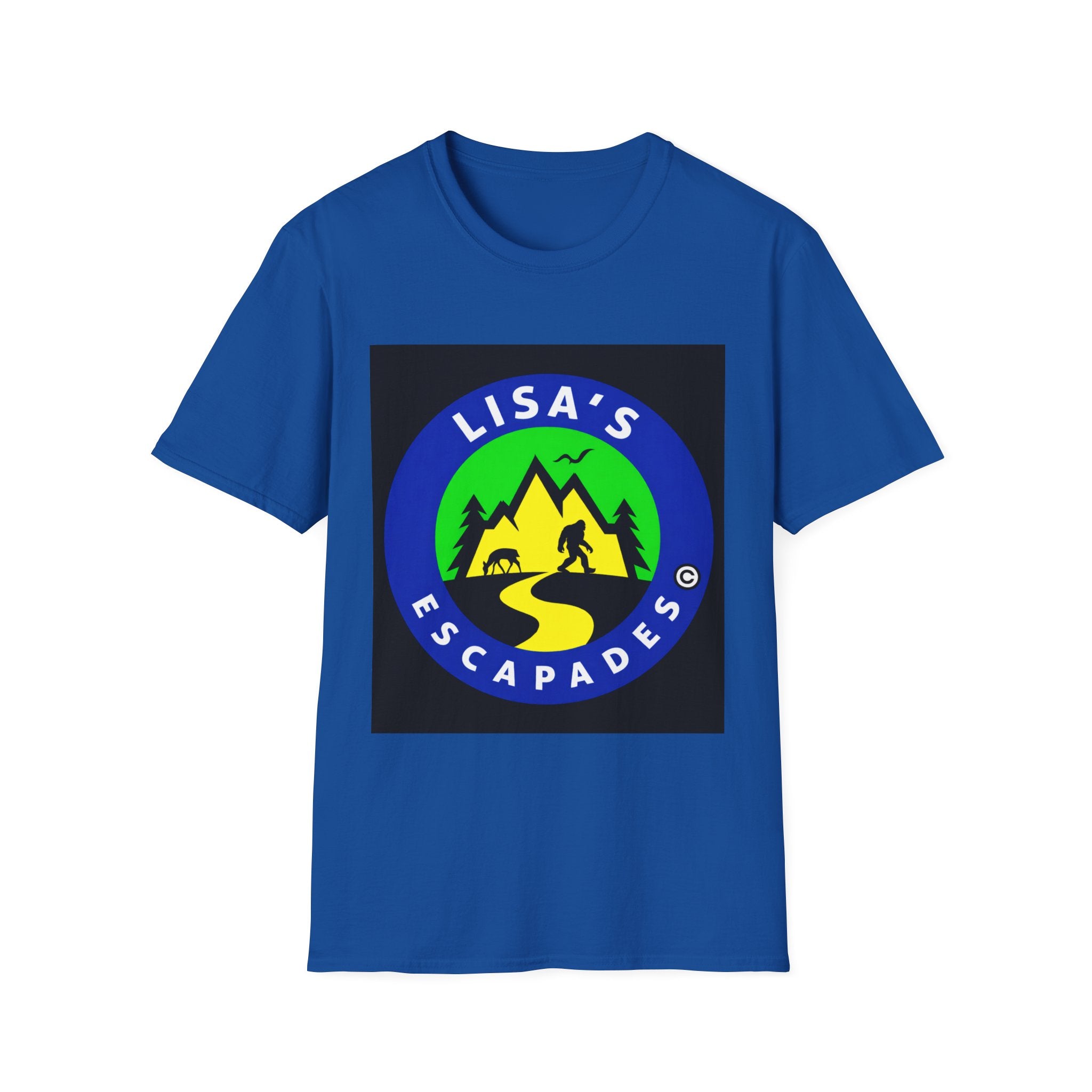 Lisa’s Escapades Camping T-Shirt — Outdoor Adventure Graphic Tee