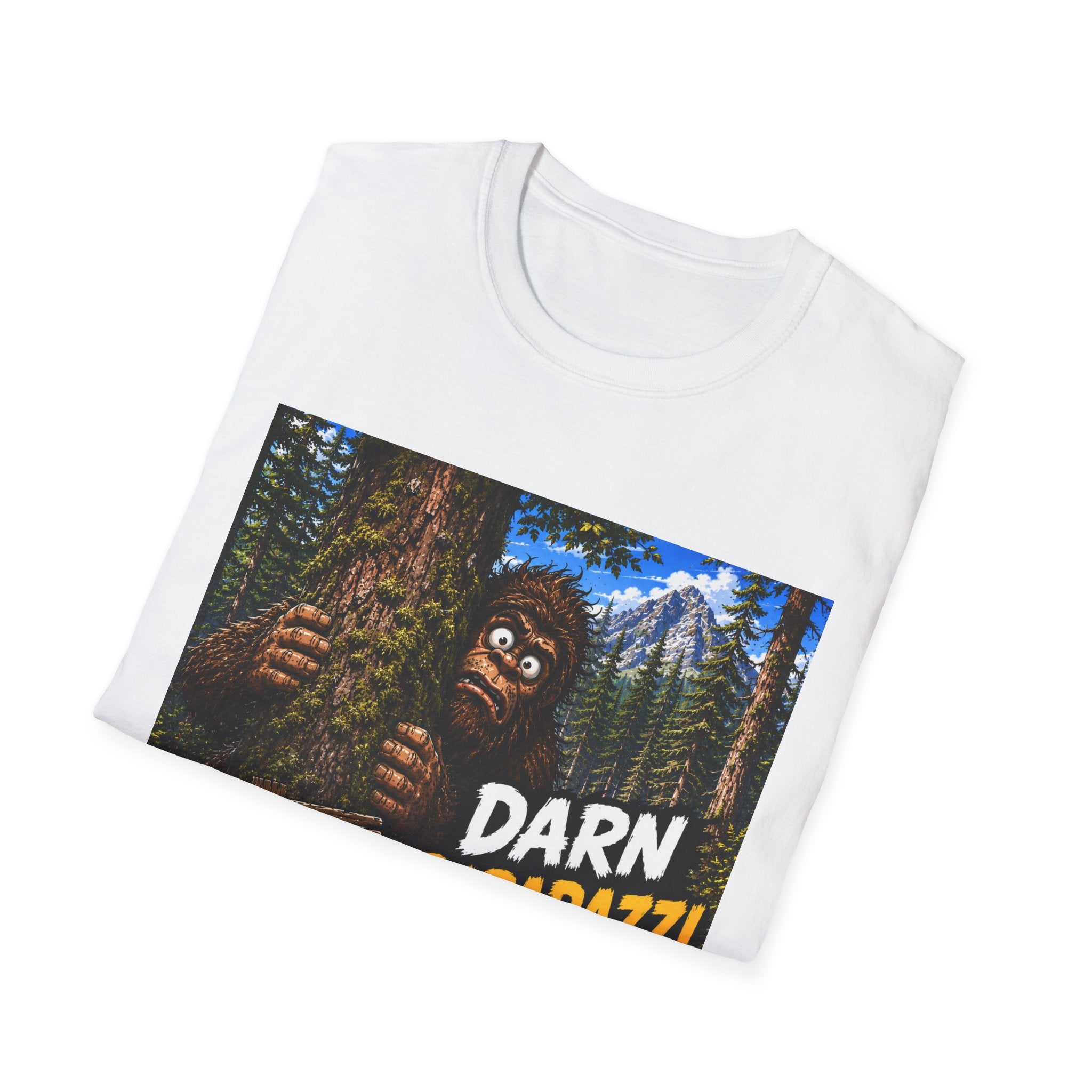 Darn Paparazzi Bigfoot T-Shirt — Lisa's Escapades Woodland Graphic Tee