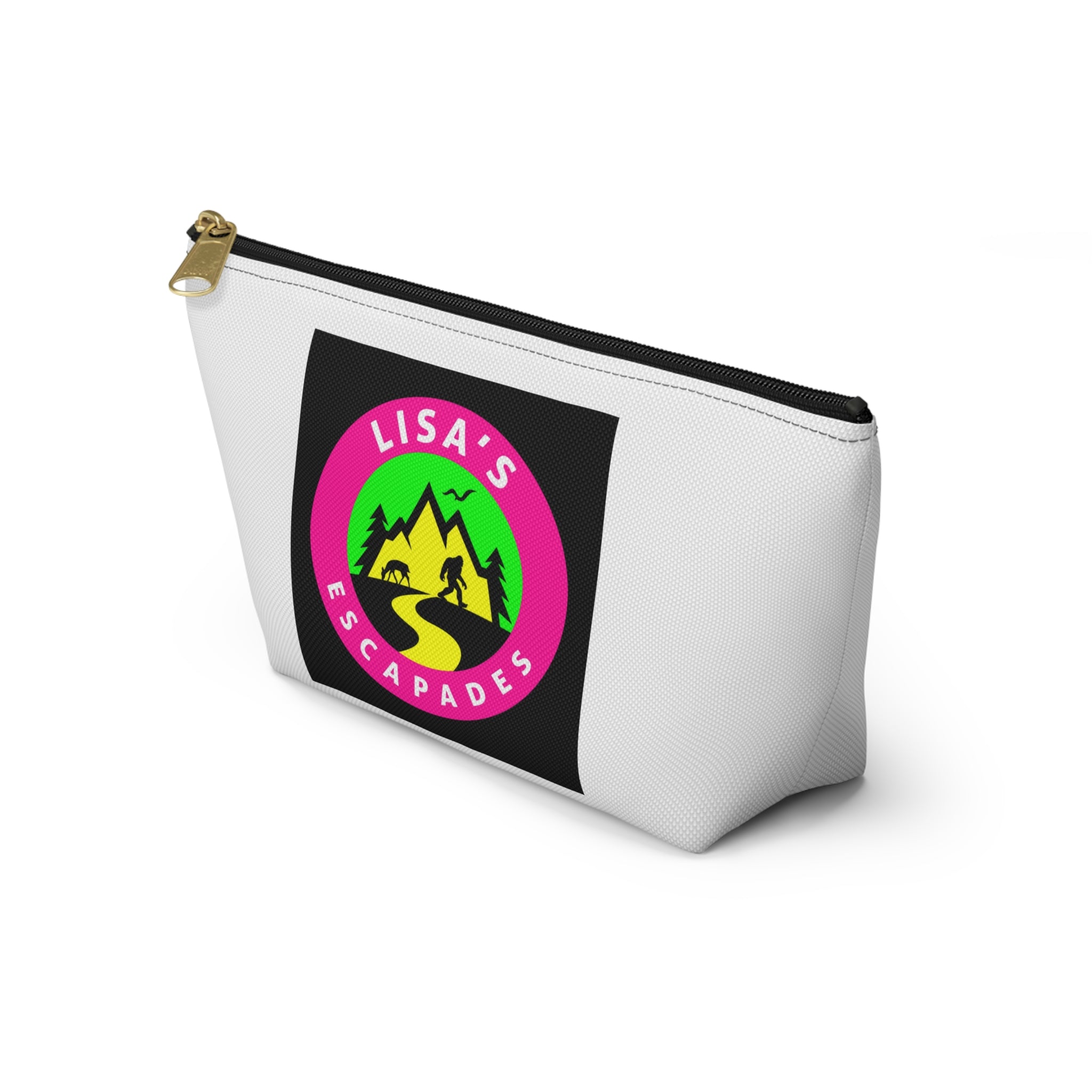 Accessory Pouch — "Lisa's Escapades" Travel Cosmetic Bag