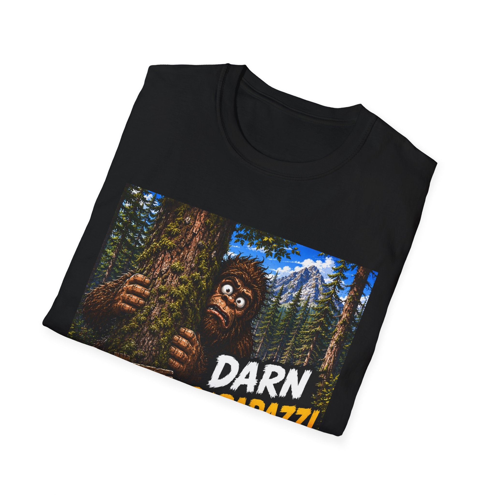 Darn Paparazzi Bigfoot T-Shirt — Lisa's Escapades Woodland Graphic Tee