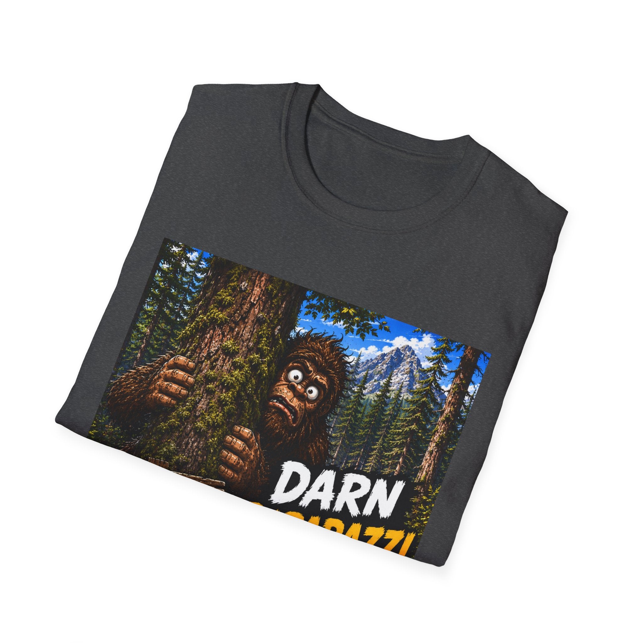 Darn Paparazzi Bigfoot T-Shirt — Lisa's Escapades Woodland Graphic Tee