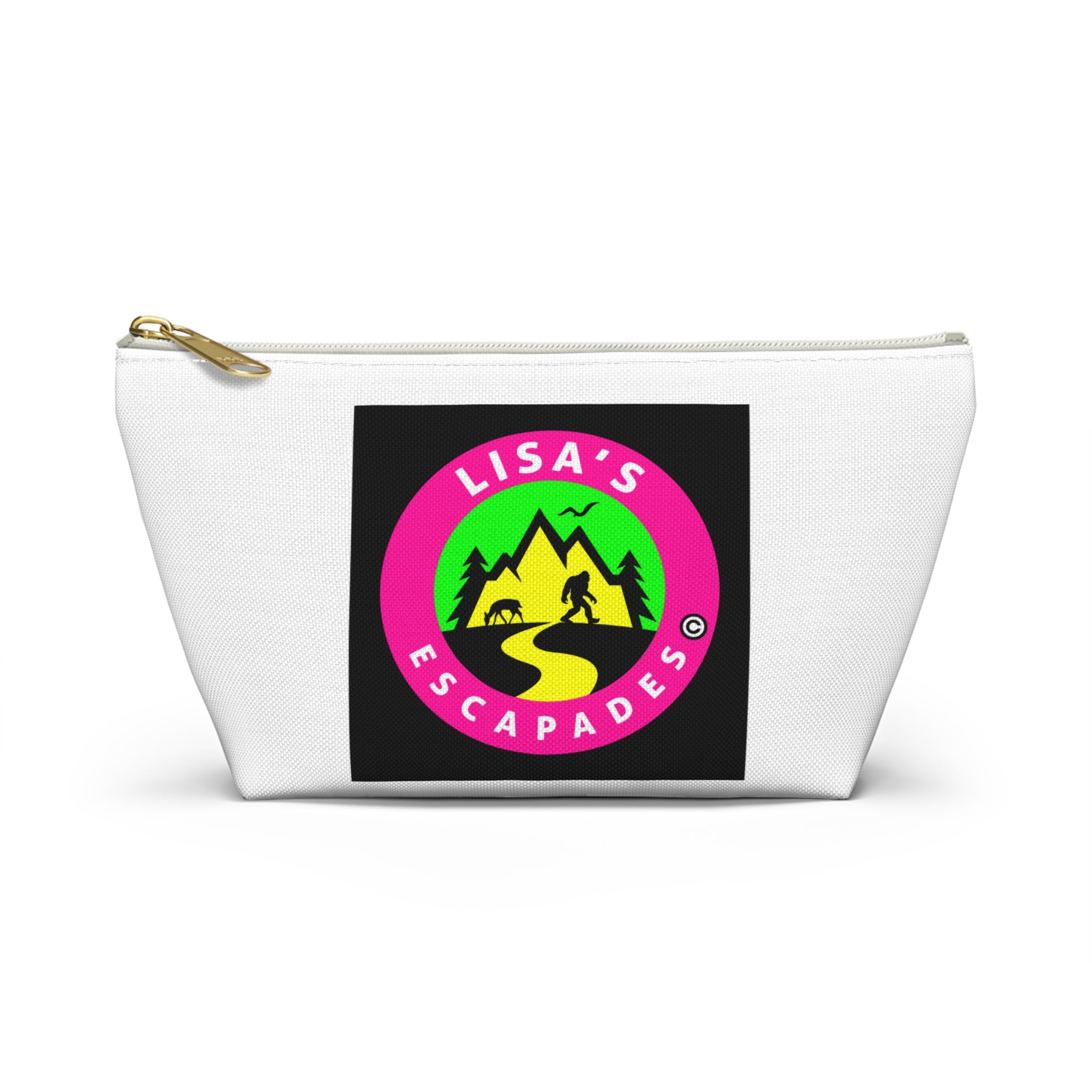 Accessory Pouch — "Lisa's Escapades" Travel Cosmetic Bag