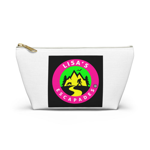Accessory Pouch — "Lisa's Escapades" Travel Cosmetic Bag