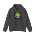 Lisa's Escapade Hoodie — Retro Neon Mountain Adventure Pullover