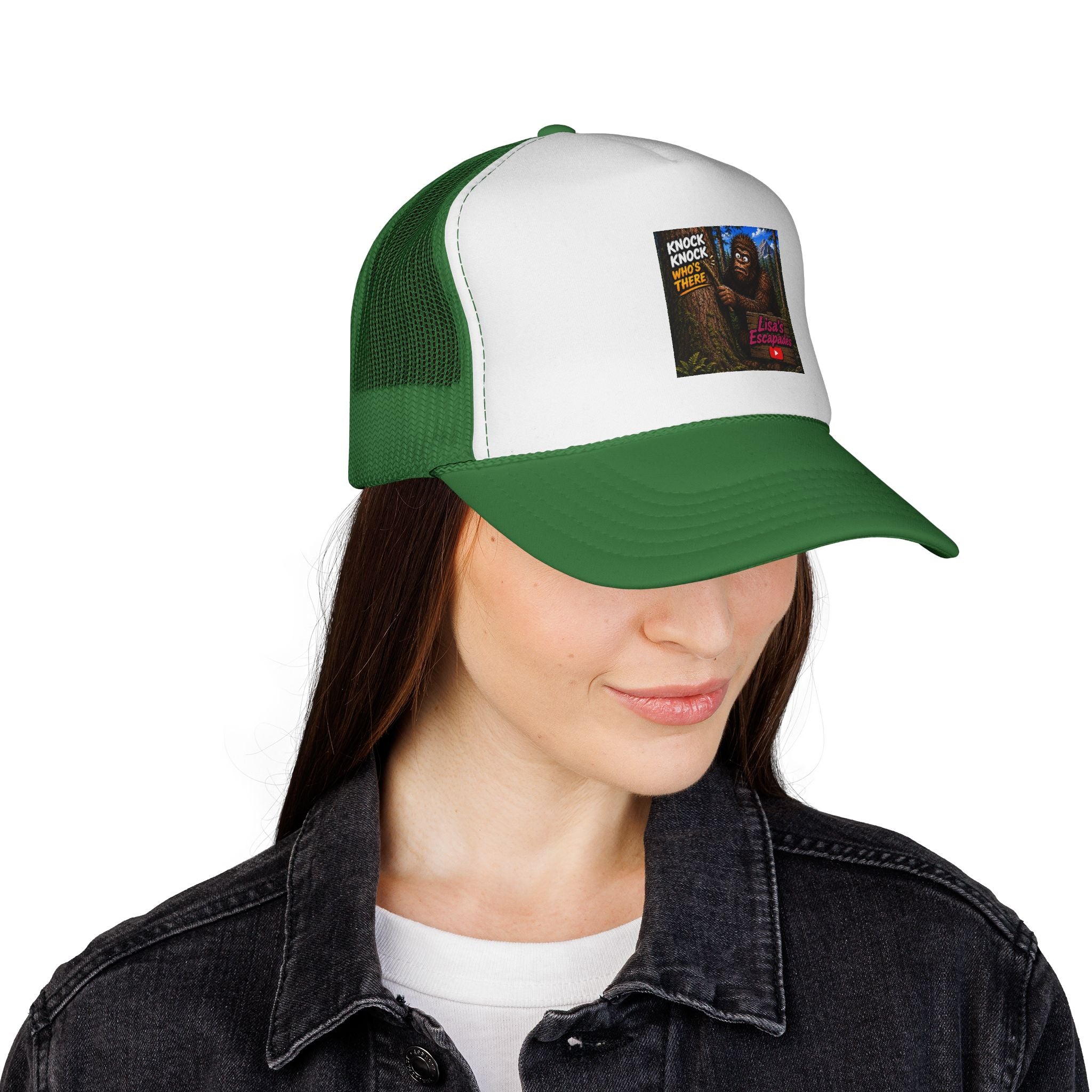 Knock Knock Who's There? Bigfoot Trucker Cap