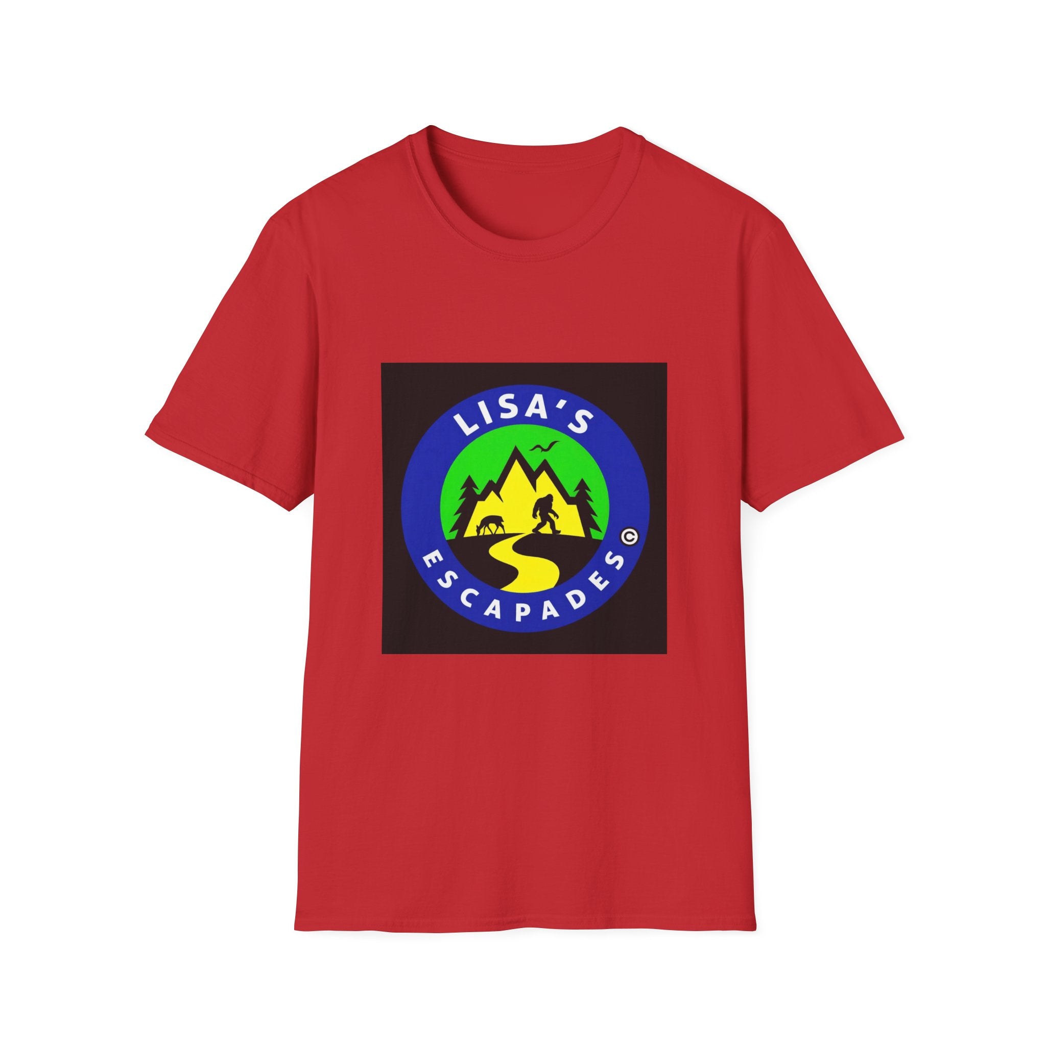 Dark Blue Lisa’s Escapades Logo T-Shirt Unisex