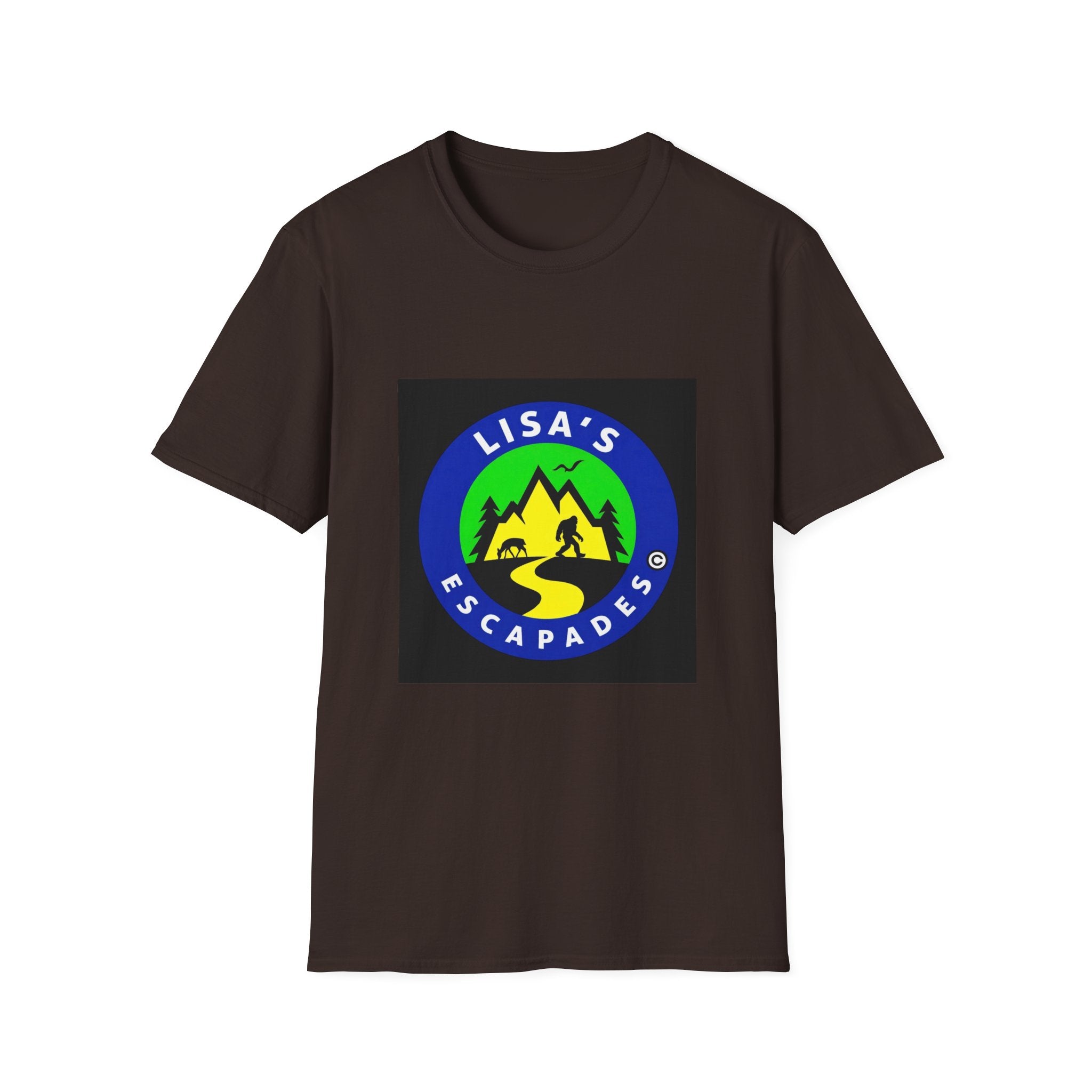 Dark Blue Lisa’s Escapades Logo T-Shirt Unisex