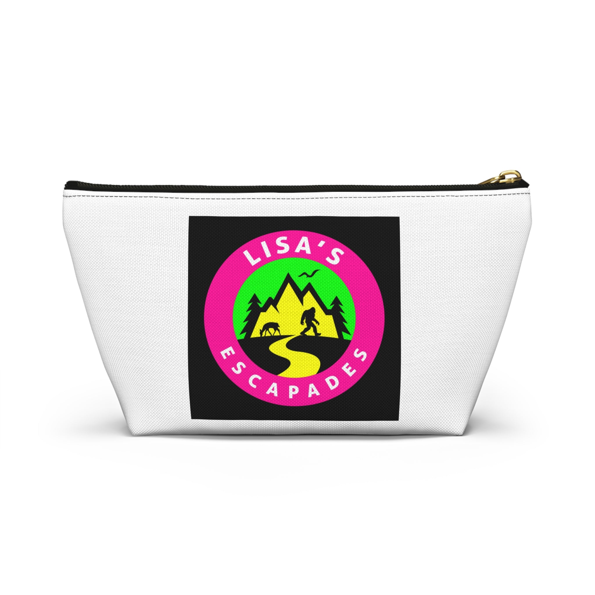 Accessory Pouch — "Lisa's Escapades" Travel Cosmetic Bag