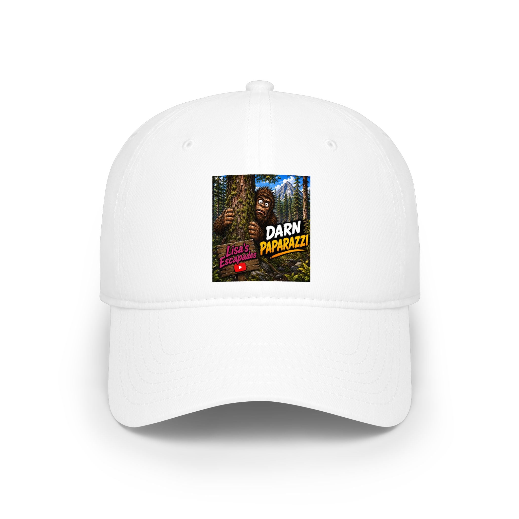 Bigfoot 'Darn Paparazzi!' Red Low Profile Baseball Cap