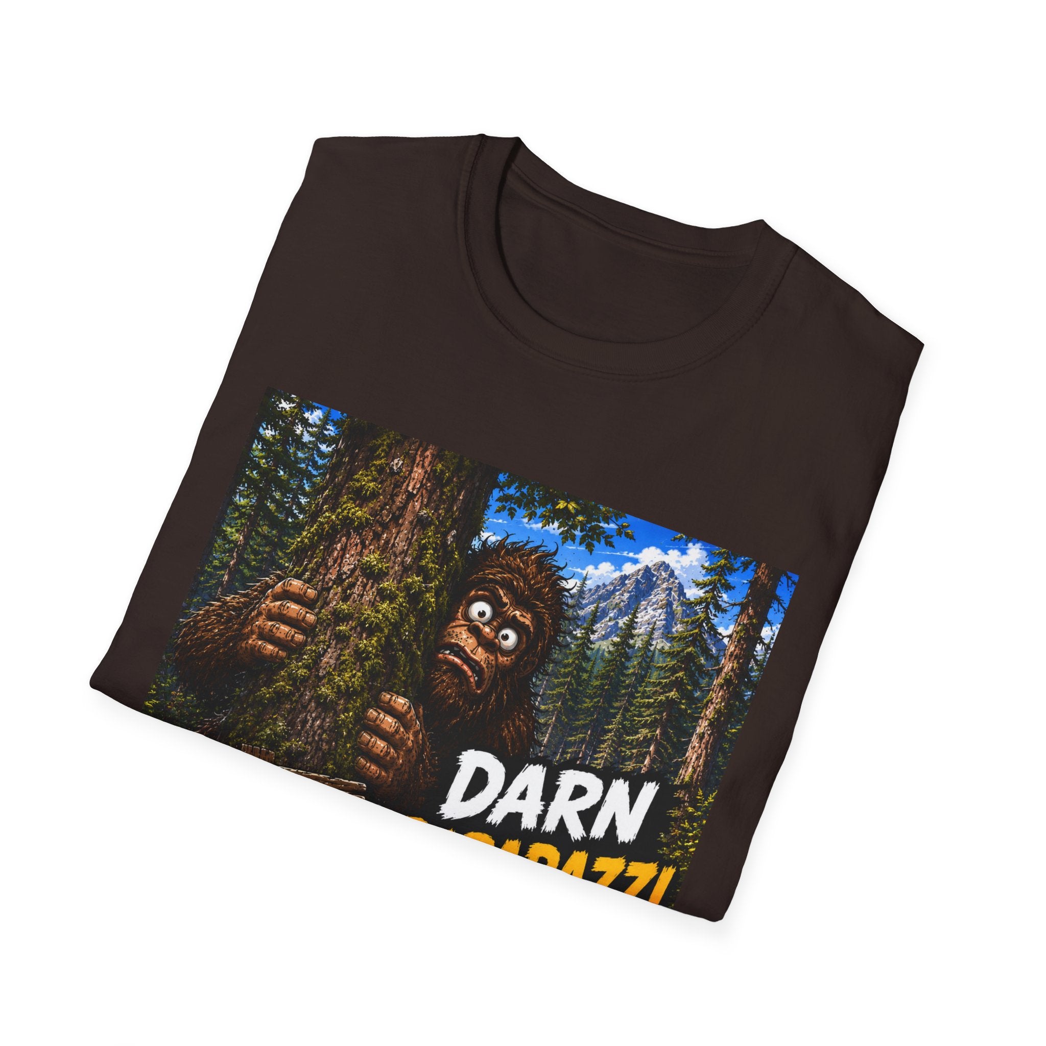 Darn Paparazzi Bigfoot T-Shirt — Lisa's Escapades Woodland Graphic Tee