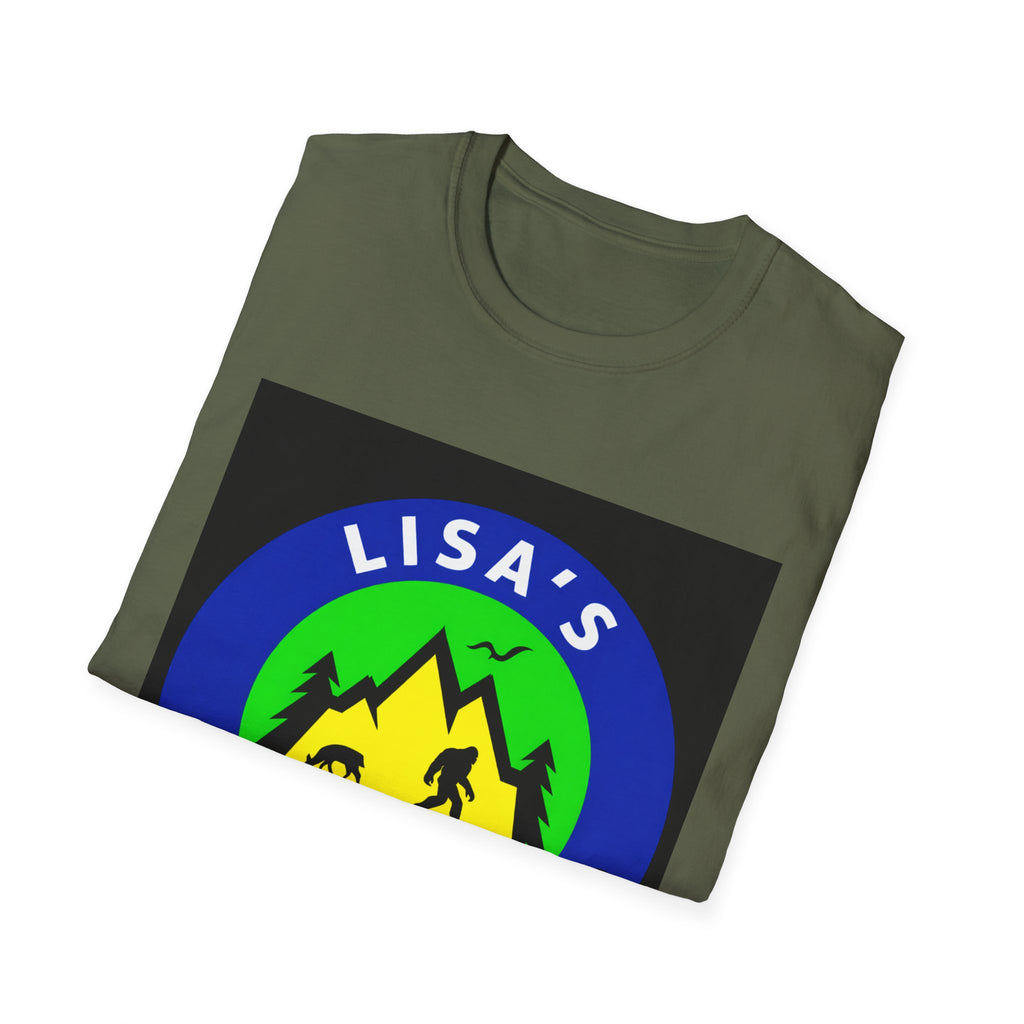 Lisa’s Escapades Camping T-Shirt — Outdoor Adventure Graphic Tee