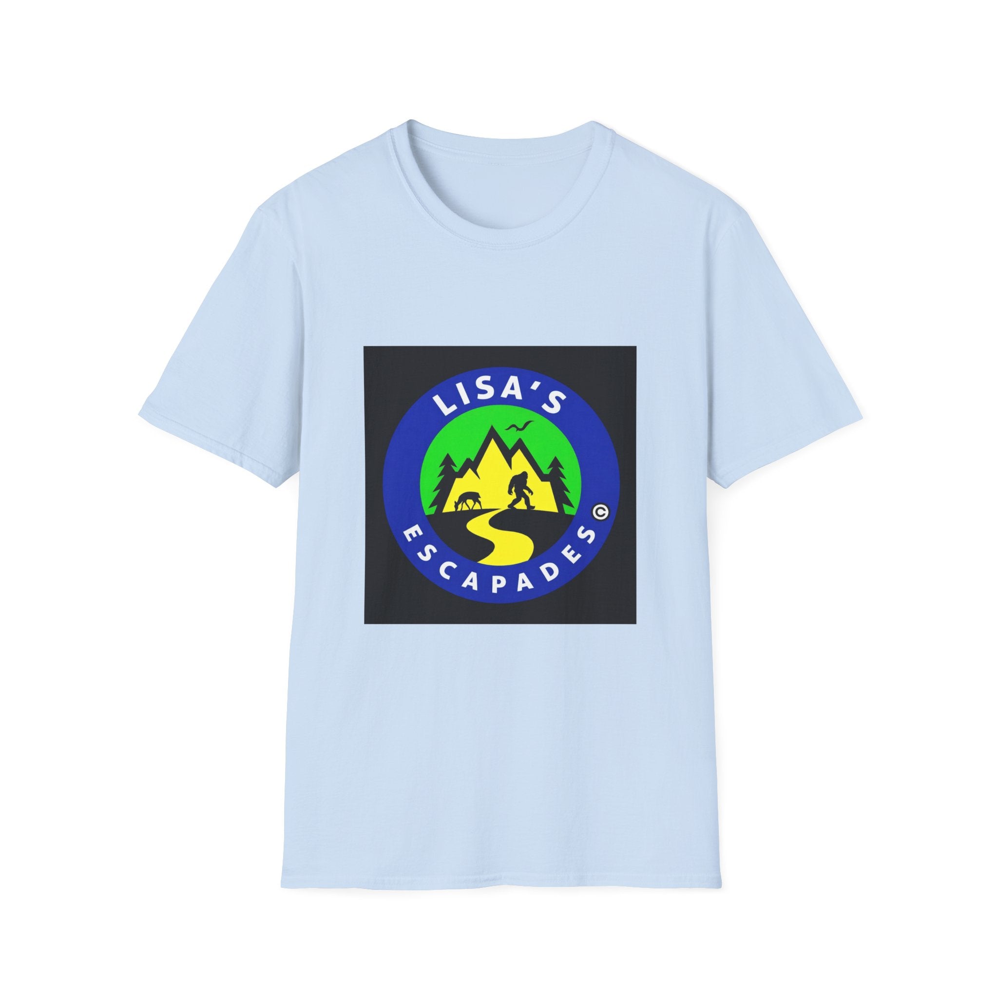 Dark Blue Lisa’s Escapades Logo T-Shirt Unisex