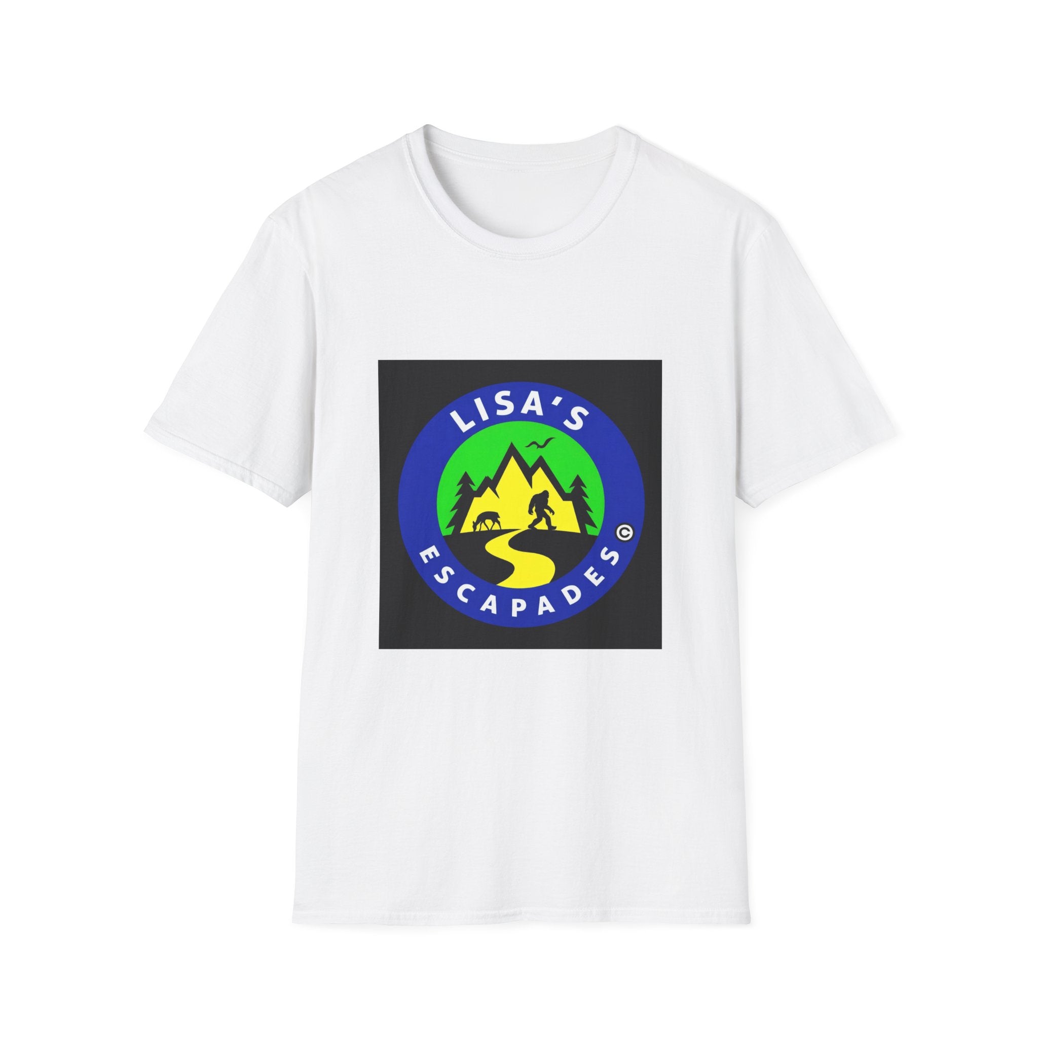 Dark Blue Lisa’s Escapades Logo T-Shirt Unisex