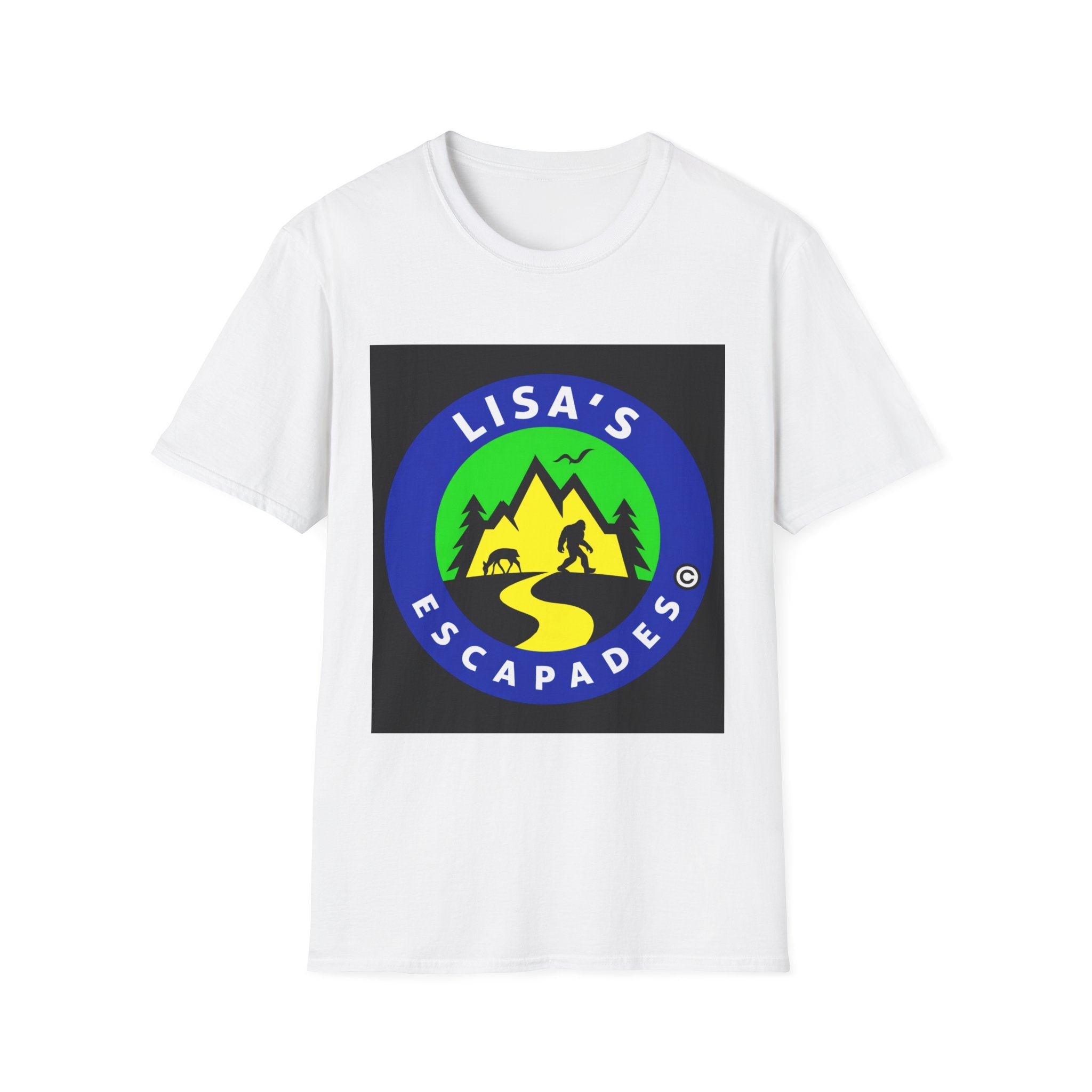 Lisa’s Escapades Camping T-Shirt — Outdoor Adventure Graphic Tee