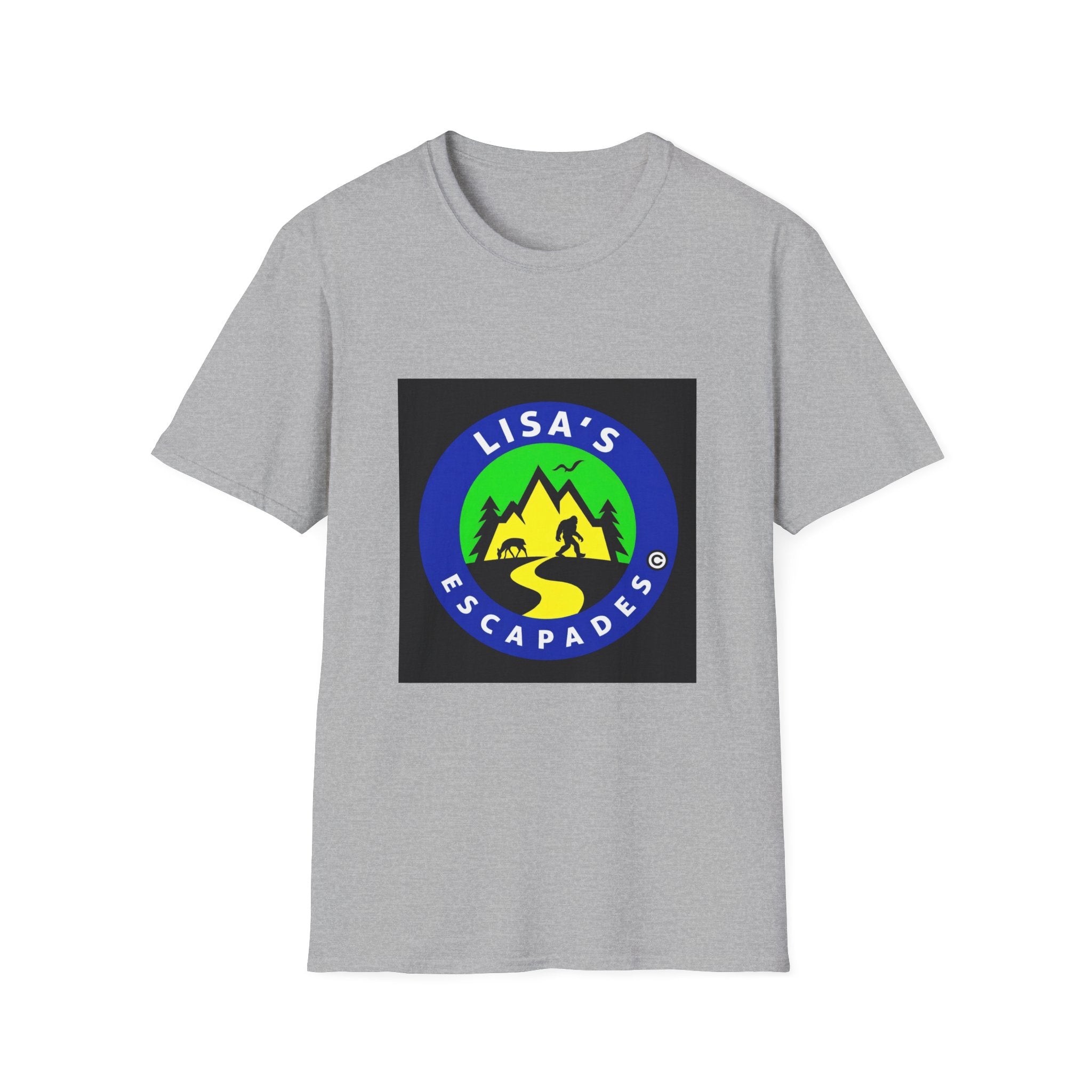 Dark Blue Lisa’s Escapades Logo T-Shirt Unisex