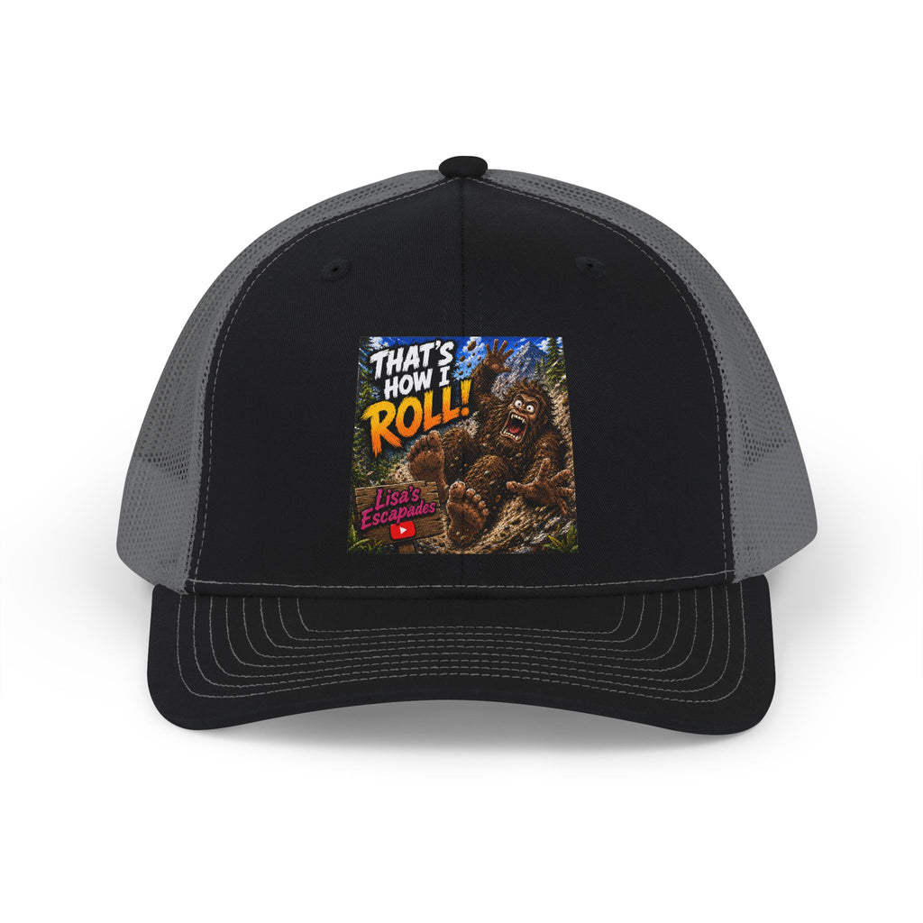 That's How I Roll Trucker Cap – Bigfoot/Sasquatch Graphic Snapback