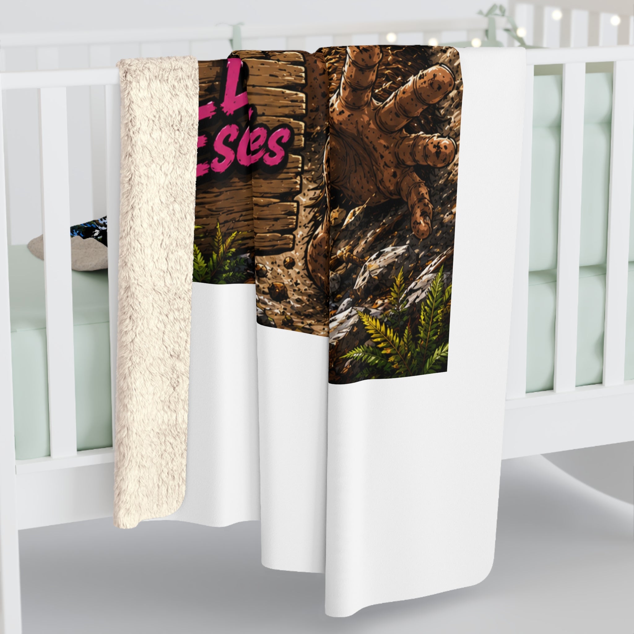 That's How I Roll! Bigfoot Sherpa Fleece Blanket — Lisa's Escapades Design