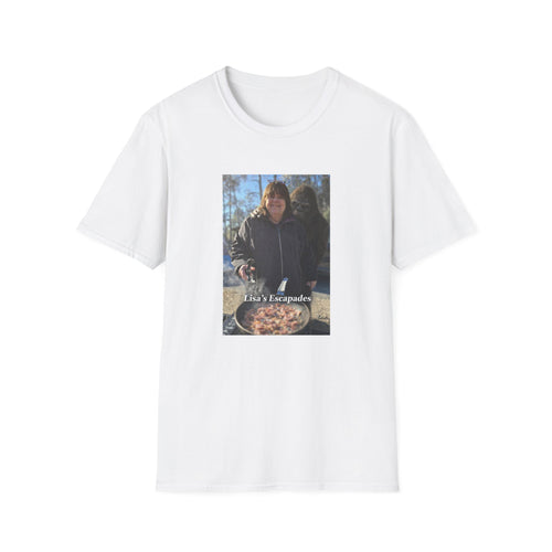 Cooking Photo T-Shirt — "Lisa's Escapades" Casual Graphic Tee