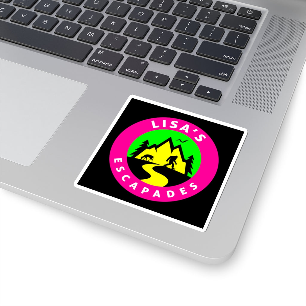 Sticker — "Lisa's Escapades" Adventure Logo Kiss-Cut Sticker