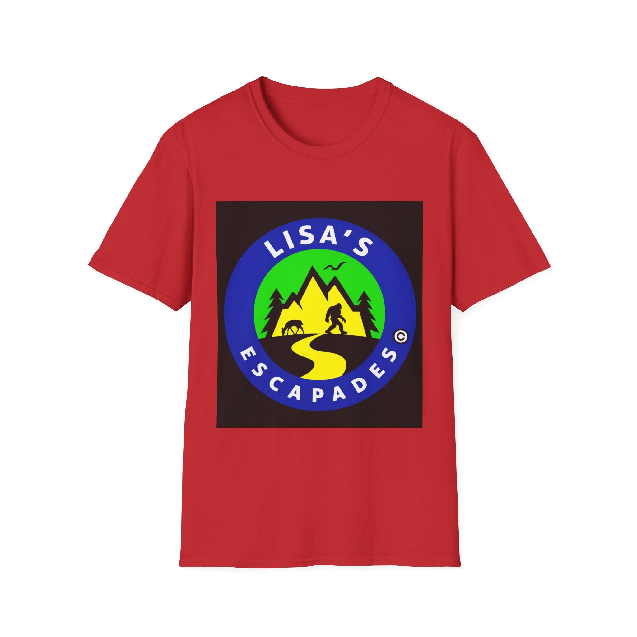 Lisa’s Escapades Camping T-Shirt — Outdoor Adventure Graphic Tee