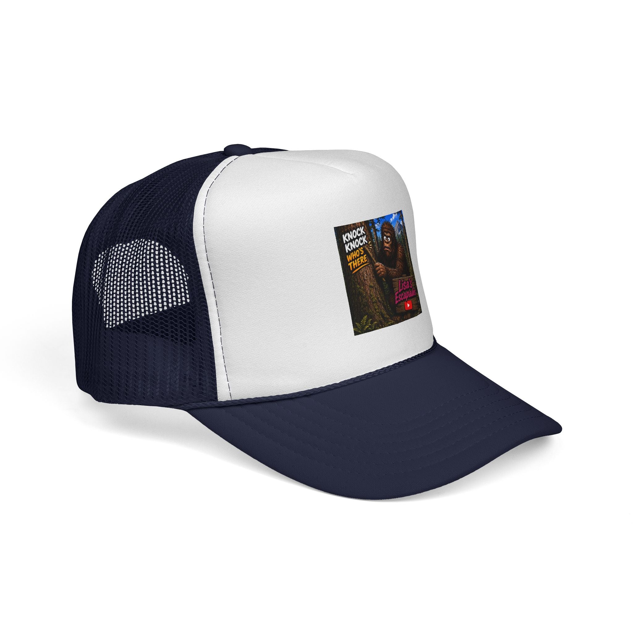 Knock Knock Who's There? Bigfoot Trucker Cap