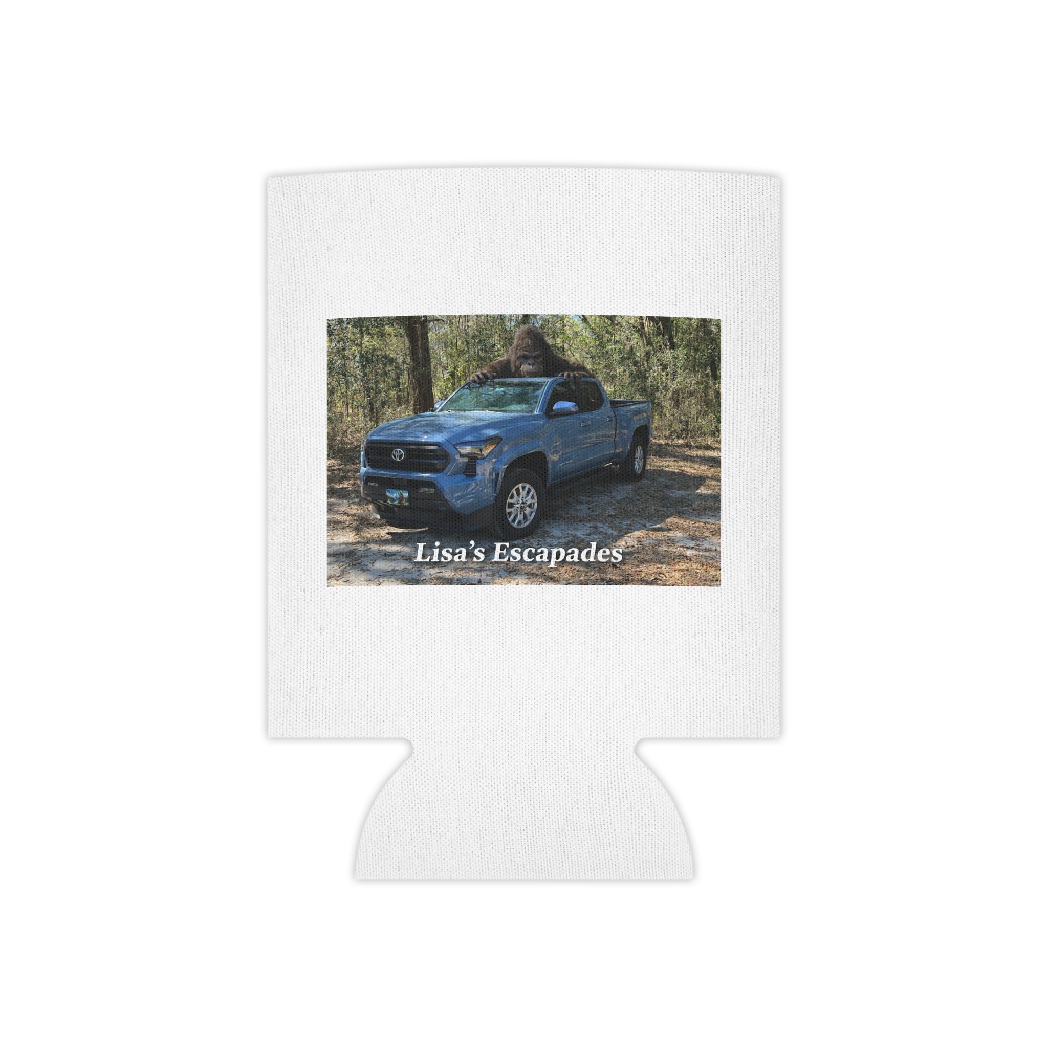 Can Cooler — "Lisa's Escapades" Truck Photo Collage Cooler Sleeve
