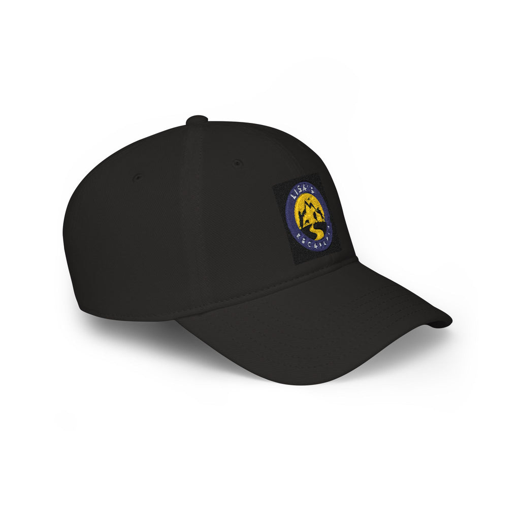 Embroidered Mountain Patch Baseball Cap — Adventure Logo Low Profile Hat