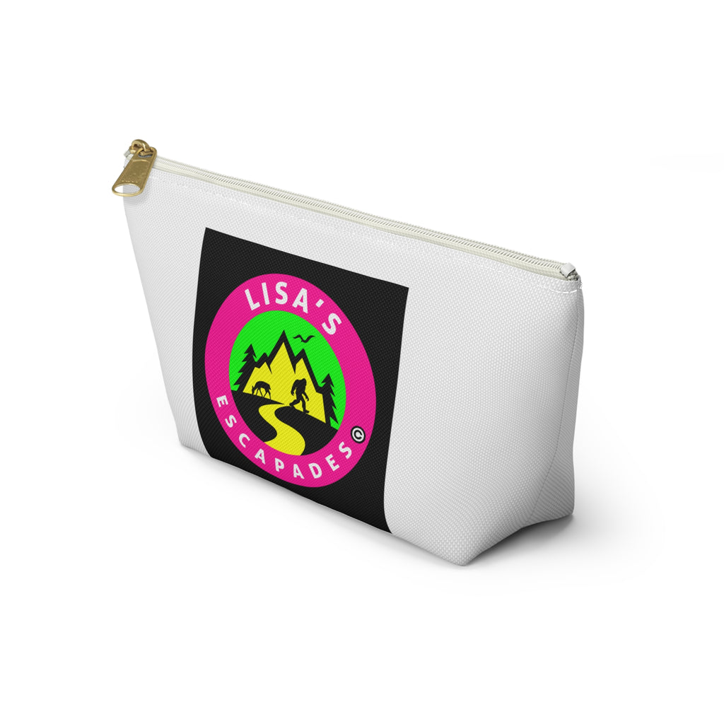Accessory Pouch — "Lisa's Escapades" Travel Cosmetic Bag