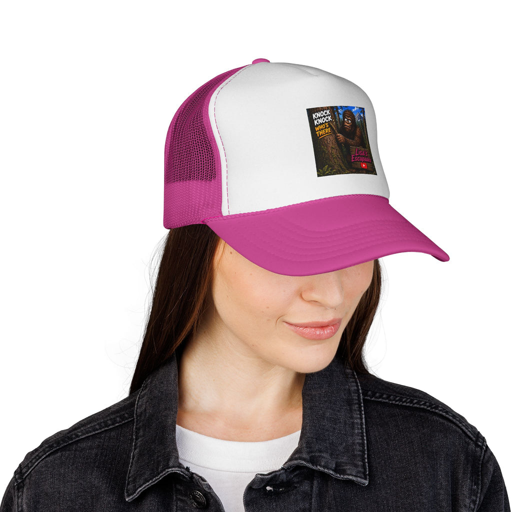 Knock Knock Who's There? Bigfoot Trucker Cap