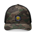 Dark Blue Lisa’s Escapades Logo Camouflage Trucker Hat (Embroidery)