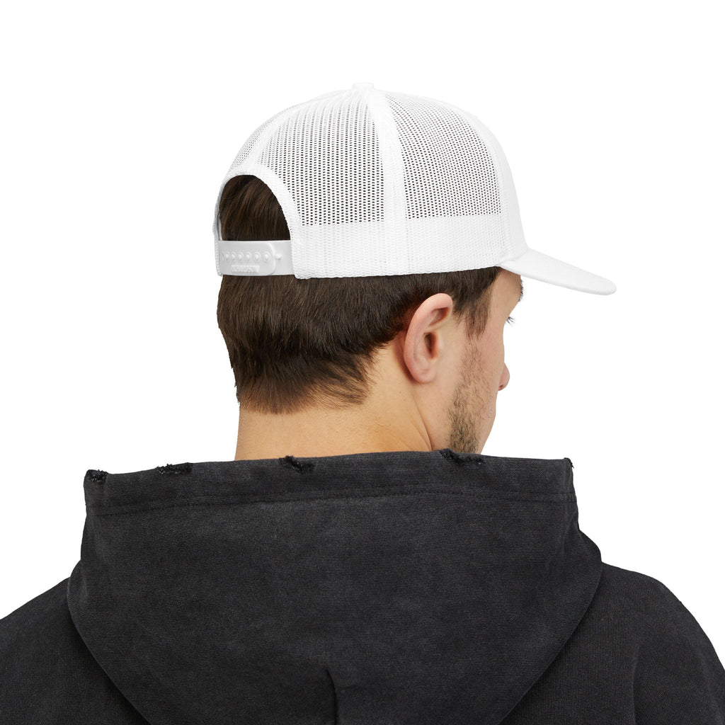 Custom Truck Photo Trucker Cap — "Lisa's Escapades" Snapback