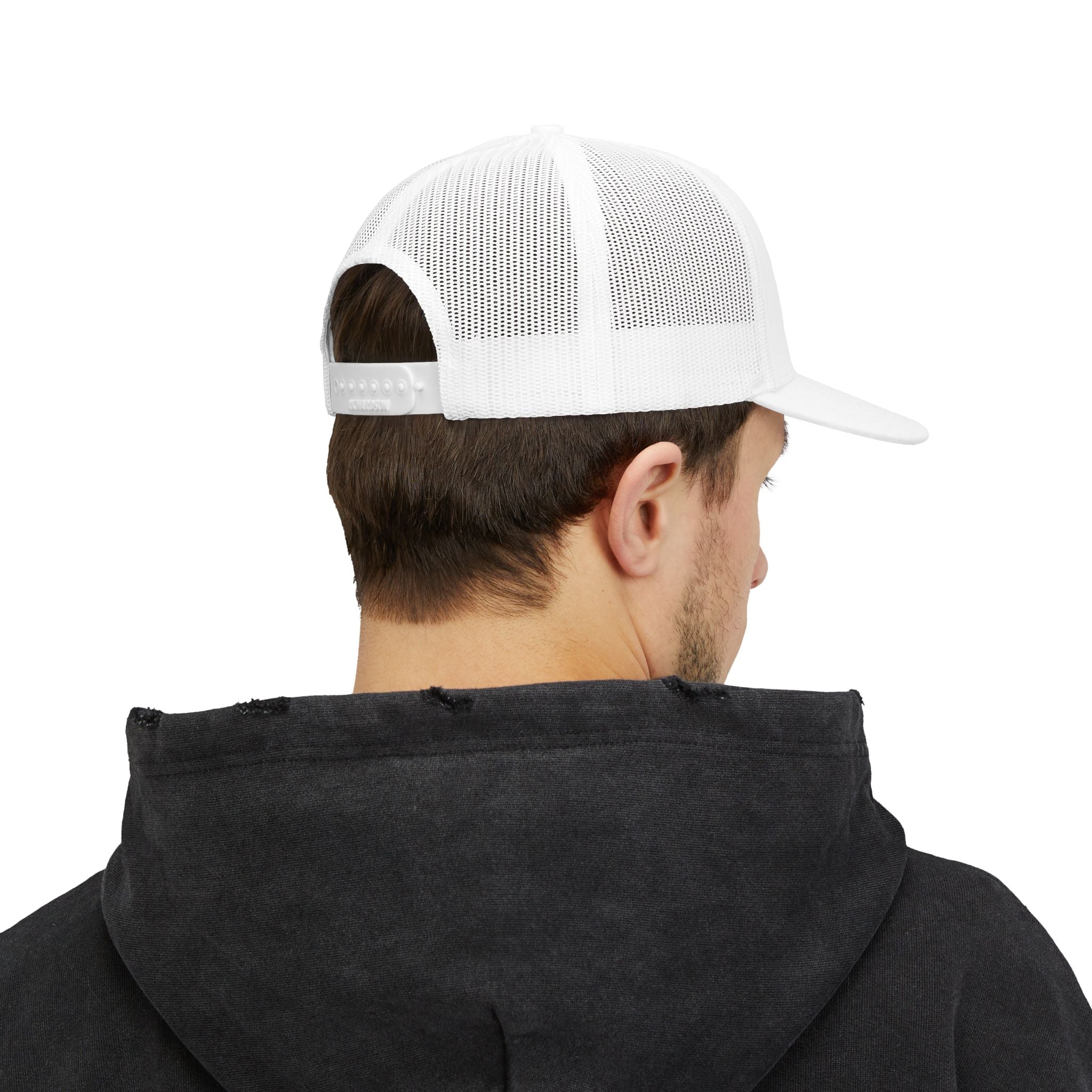 Custom Truck Photo Trucker Cap — "Lisa's Escapades" Snapback
