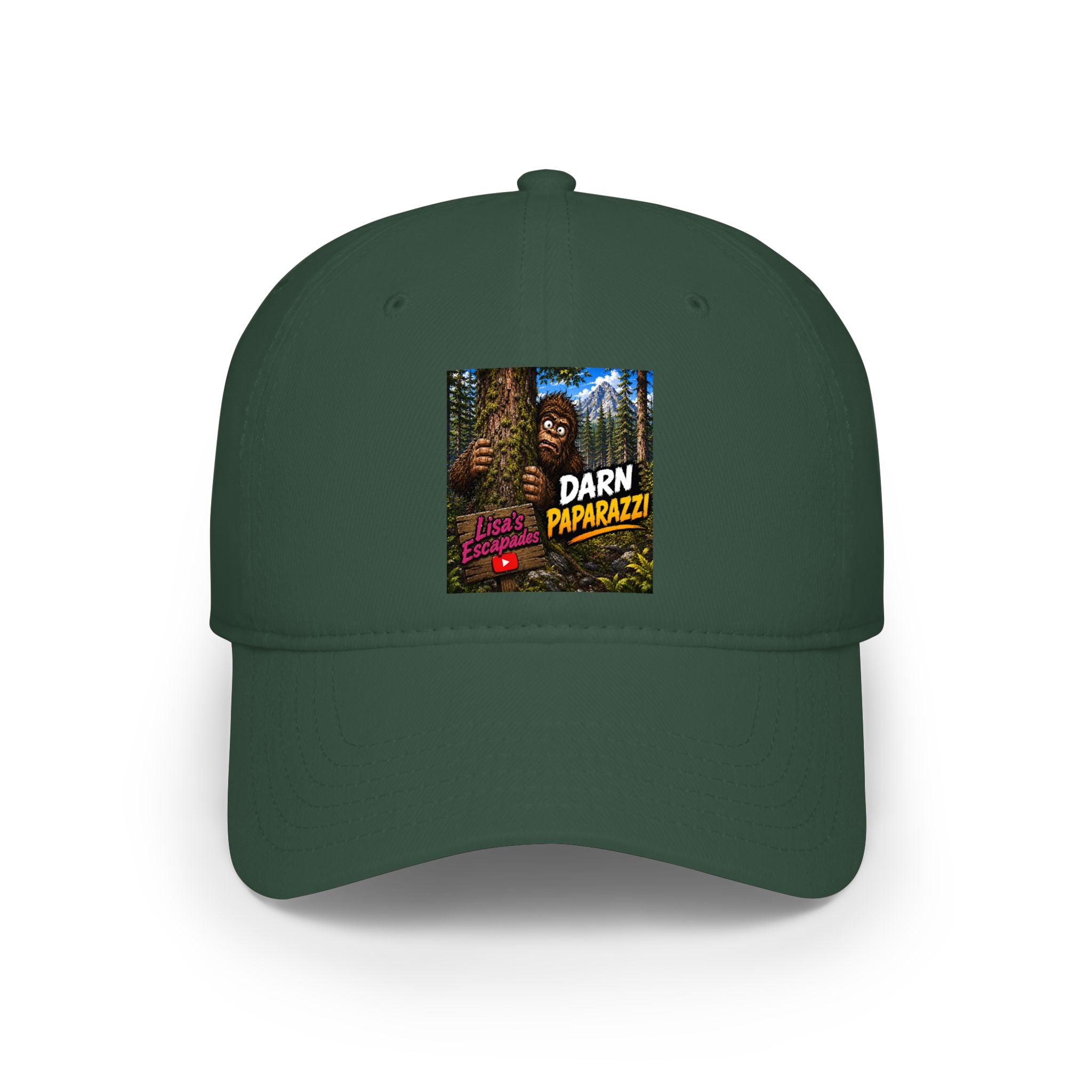 Bigfoot 'Darn Paparazzi!' Red Low Profile Baseball Cap