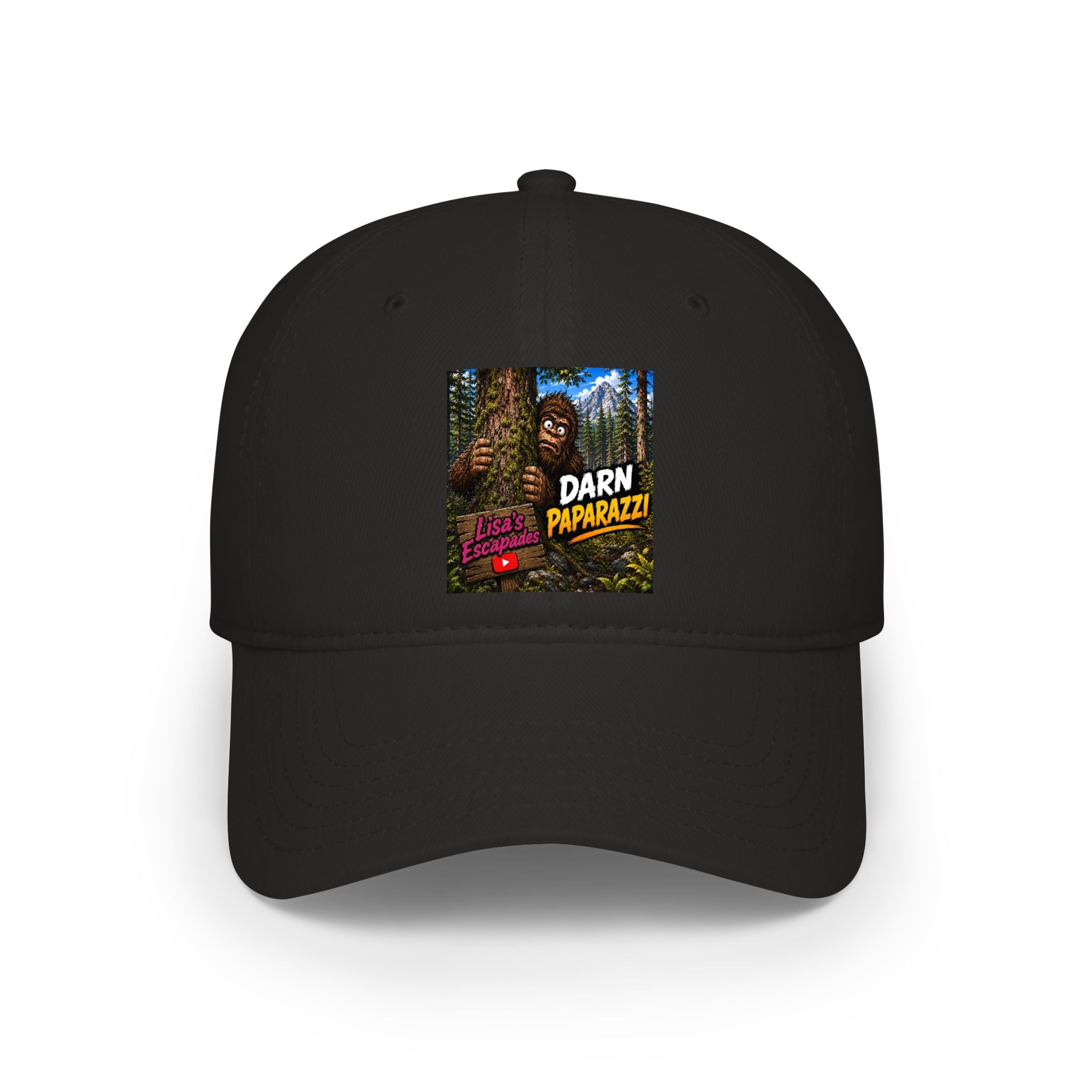 Bigfoot 'Darn Paparazzi!' Red Low Profile Baseball Cap