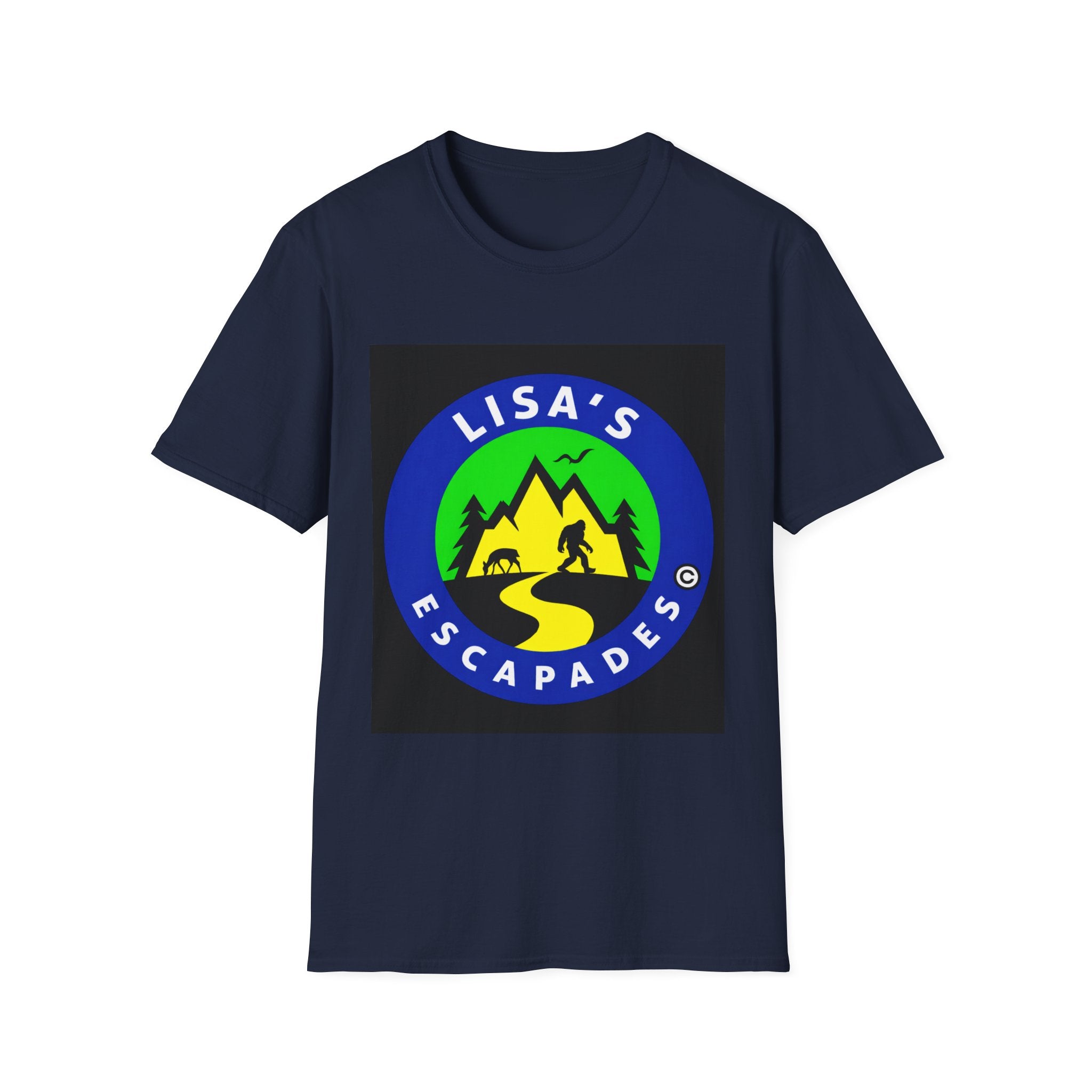 Lisa’s Escapades Camping T-Shirt — Outdoor Adventure Graphic Tee
