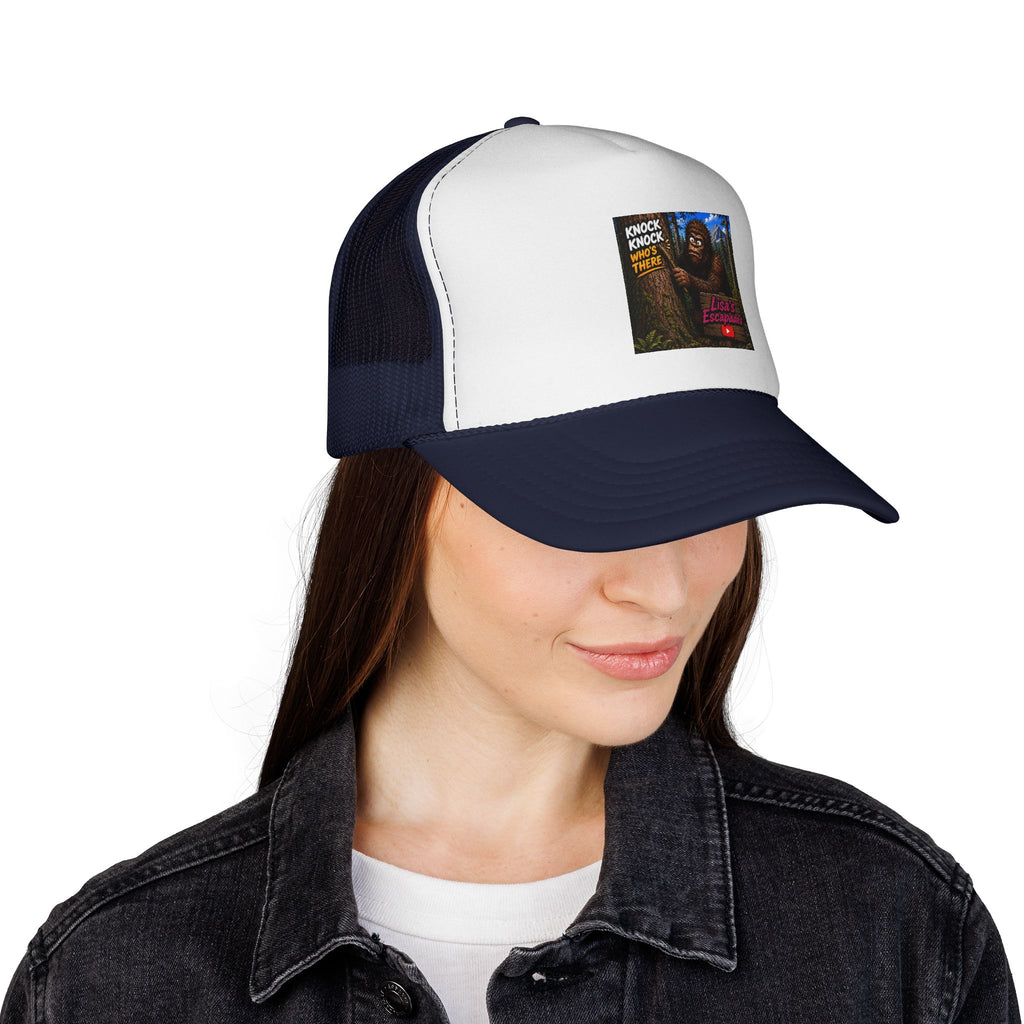 Knock Knock Who's There? Bigfoot Trucker Cap