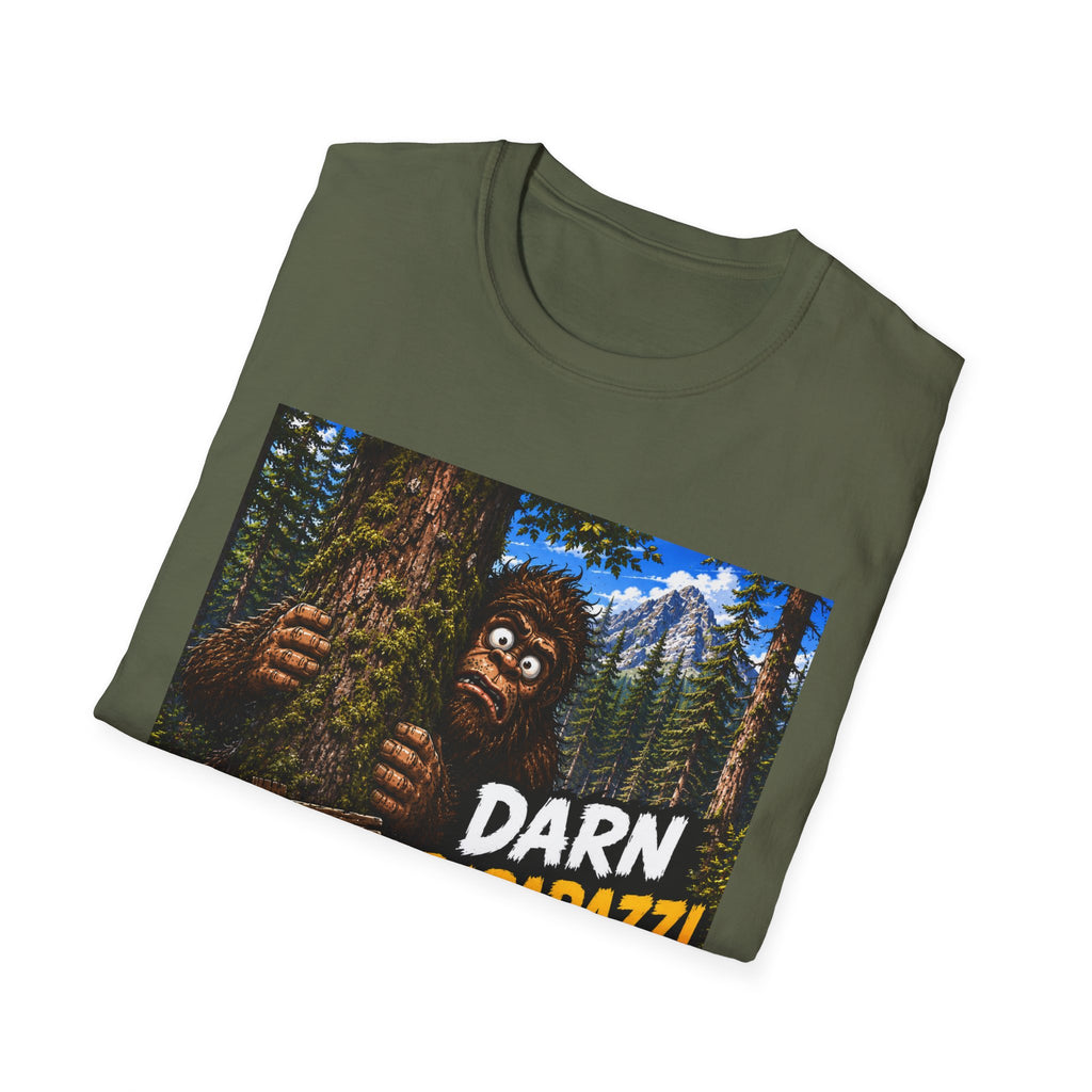 Darn Paparazzi Bigfoot T-Shirt — Lisa's Escapades Woodland Graphic Tee