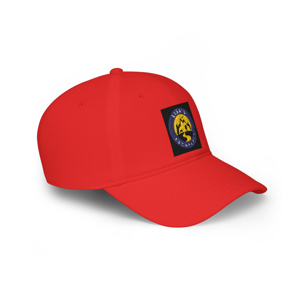 Embroidered Mountain Patch Baseball Cap — Adventure Logo Low Profile Hat