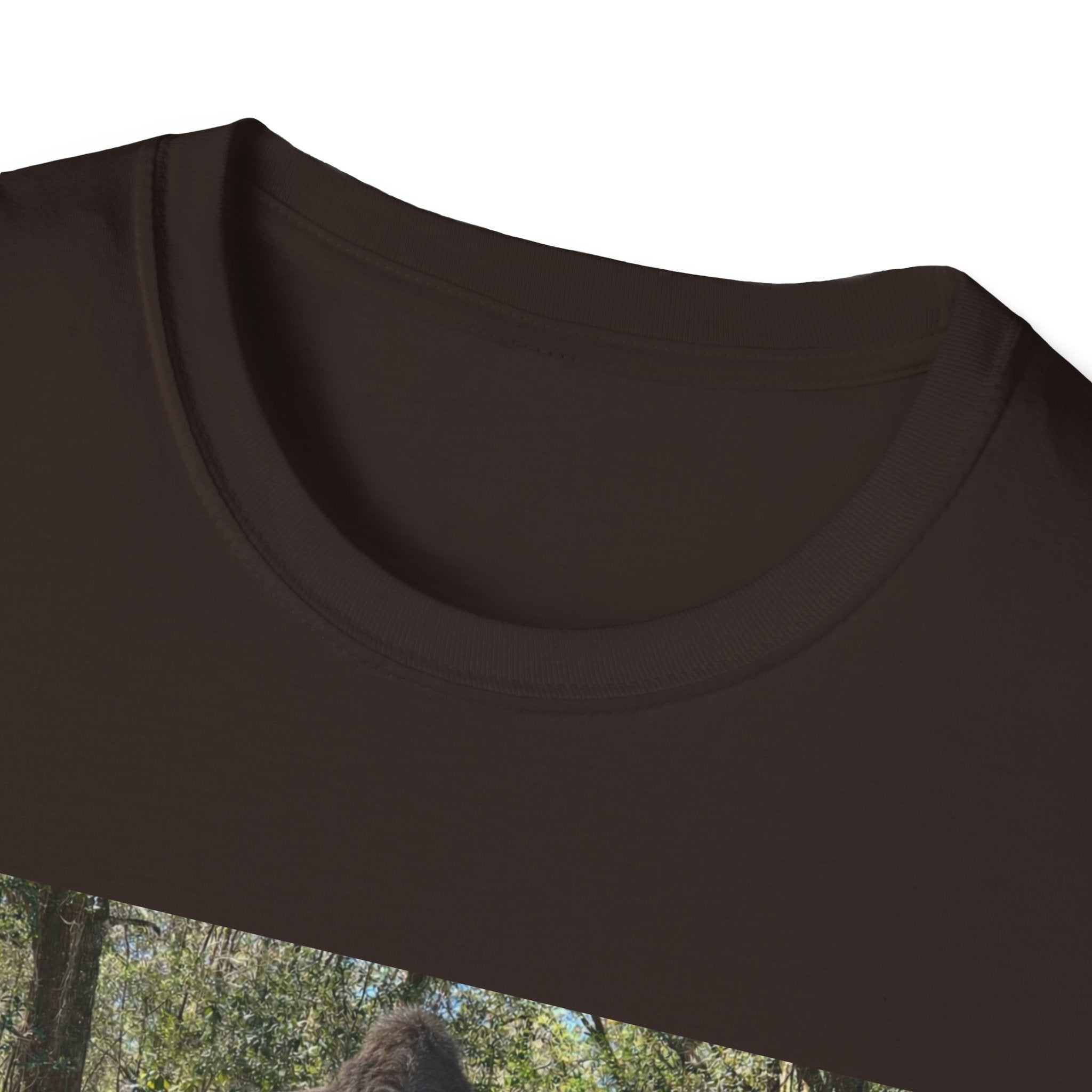 T-Shirt — "Lisa's Escapades" Blue Truck Outdoors Graphic