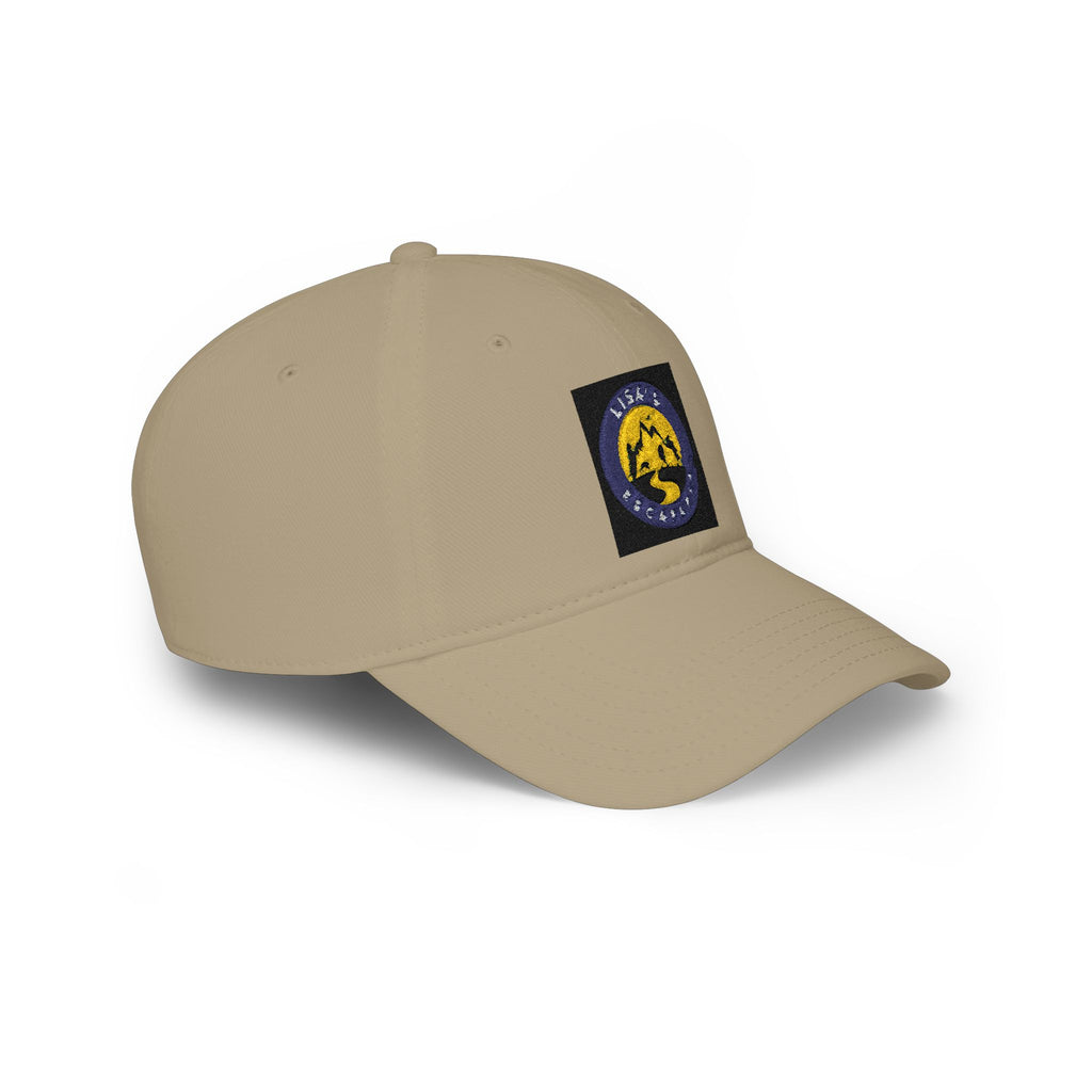 Embroidered Mountain Patch Baseball Cap — Adventure Logo Low Profile Hat