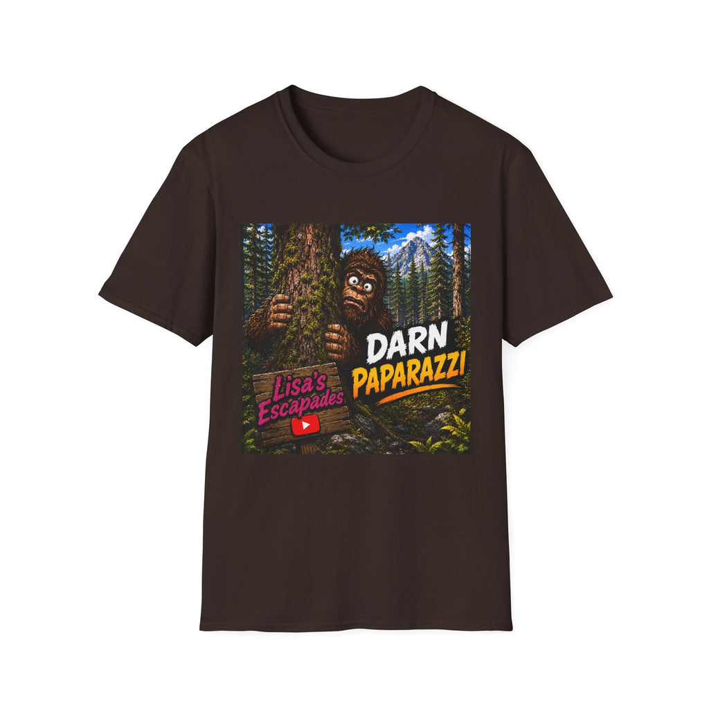 Darn Paparazzi Bigfoot T-Shirt — Lisa's Escapades Woodland Graphic Tee