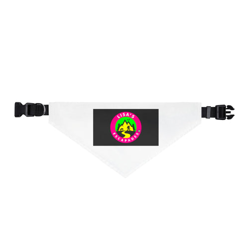 Clip-On Pet Bandana — "Rescue Squad" Neon Paw Dog Collar Accessory