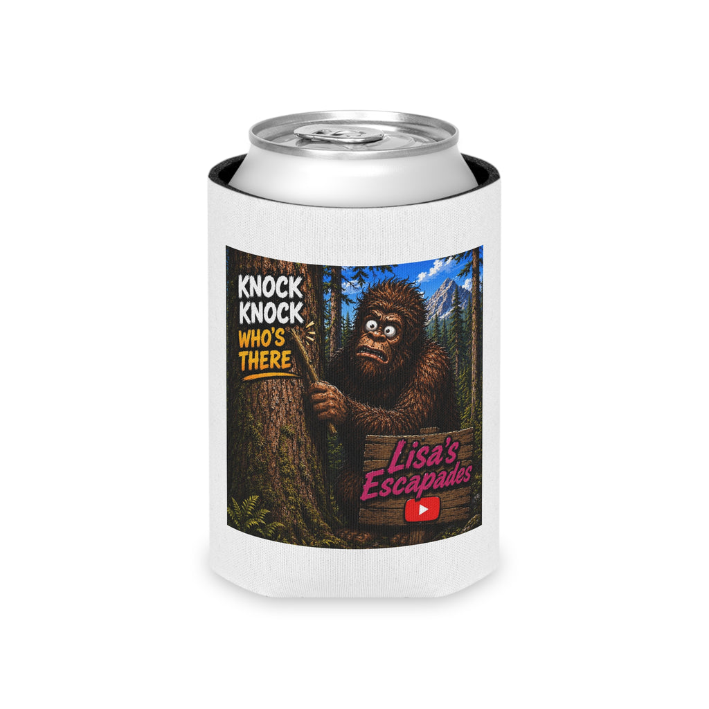 Knock Knock Who's There Bigfoot Lisa's Escapades Can Cooler