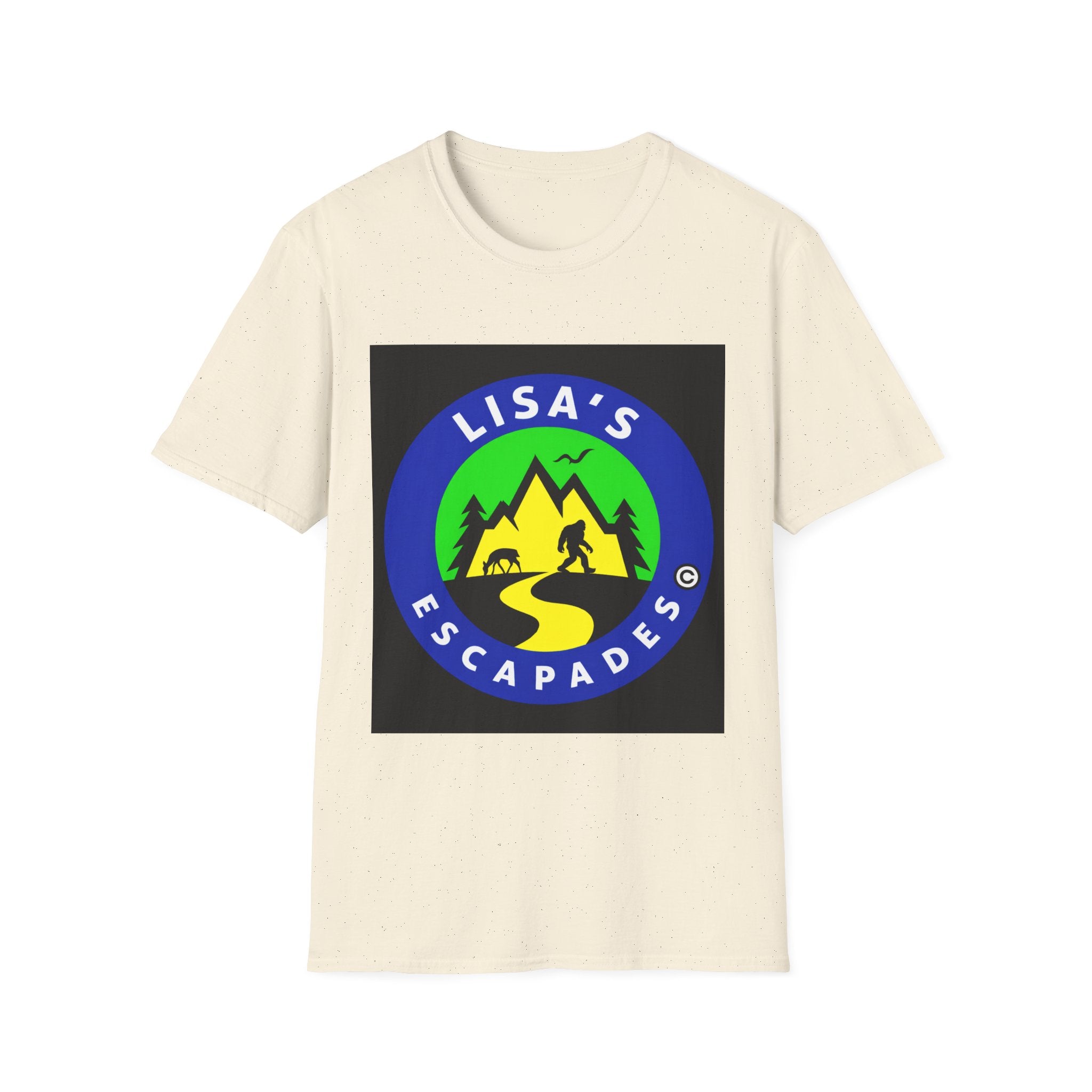 Lisa’s Escapades Camping T-Shirt — Outdoor Adventure Graphic Tee