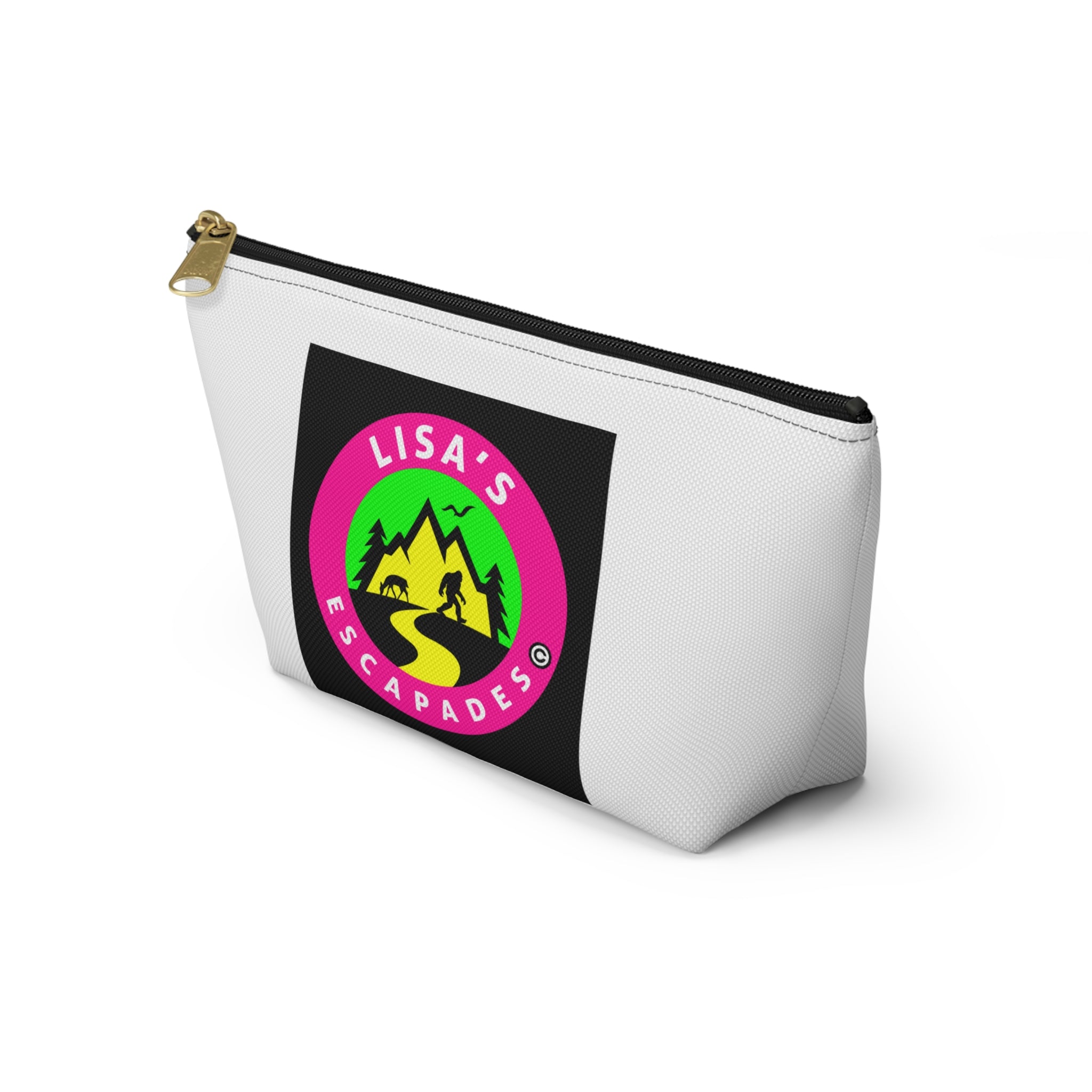 Accessory Pouch — "Lisa's Escapades" Travel Cosmetic Bag