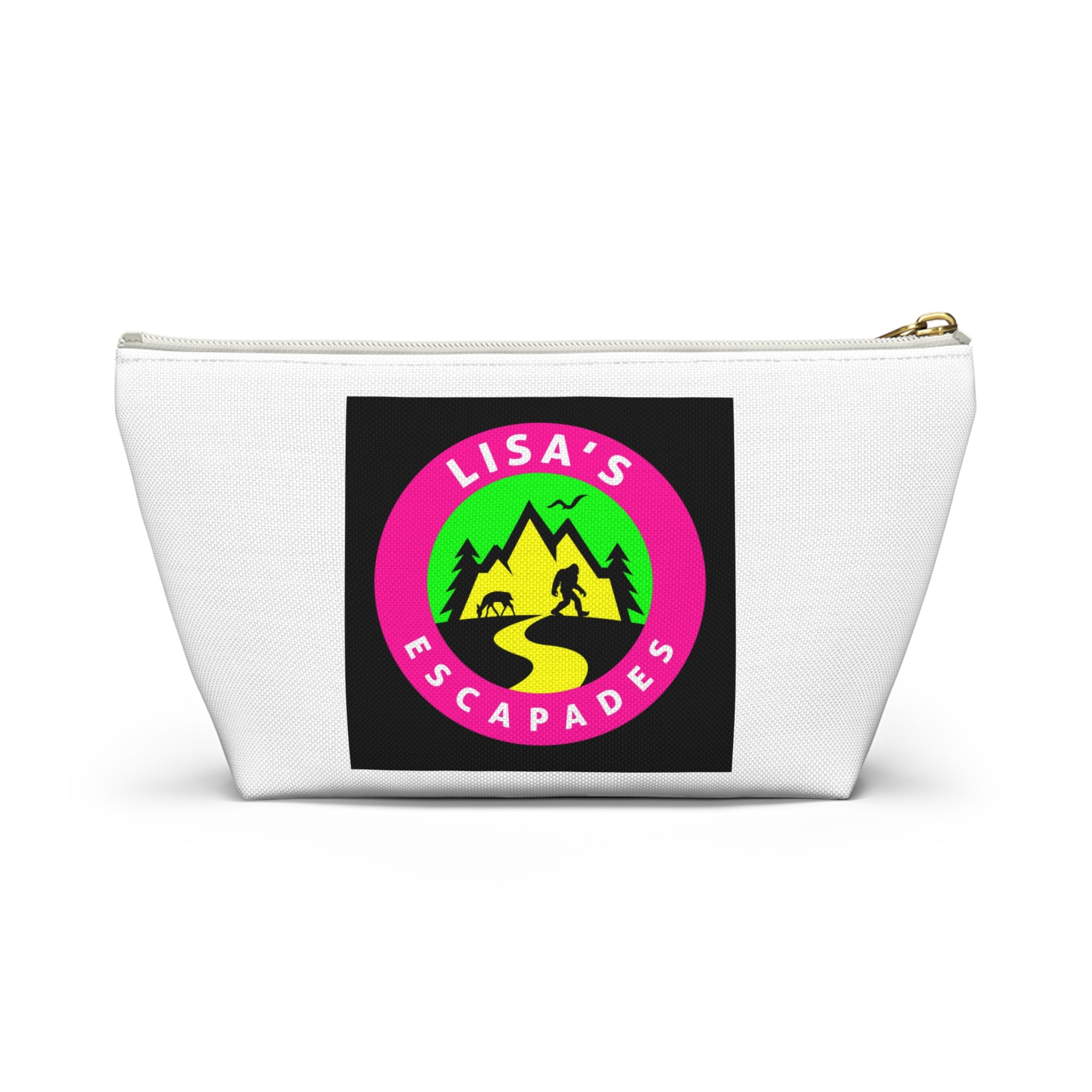 Accessory Pouch — "Lisa's Escapades" Travel Cosmetic Bag