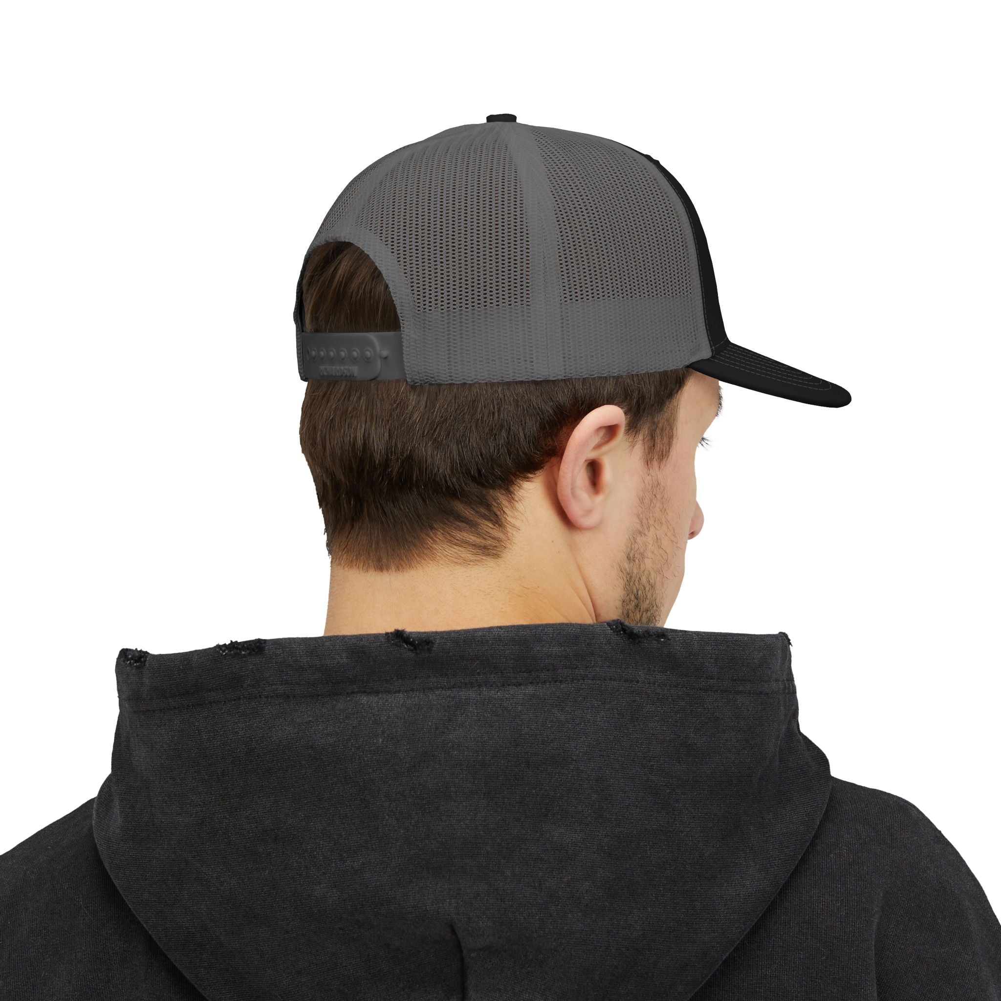 Custom Truck Photo Trucker Cap — "Lisa's Escapades" Snapback