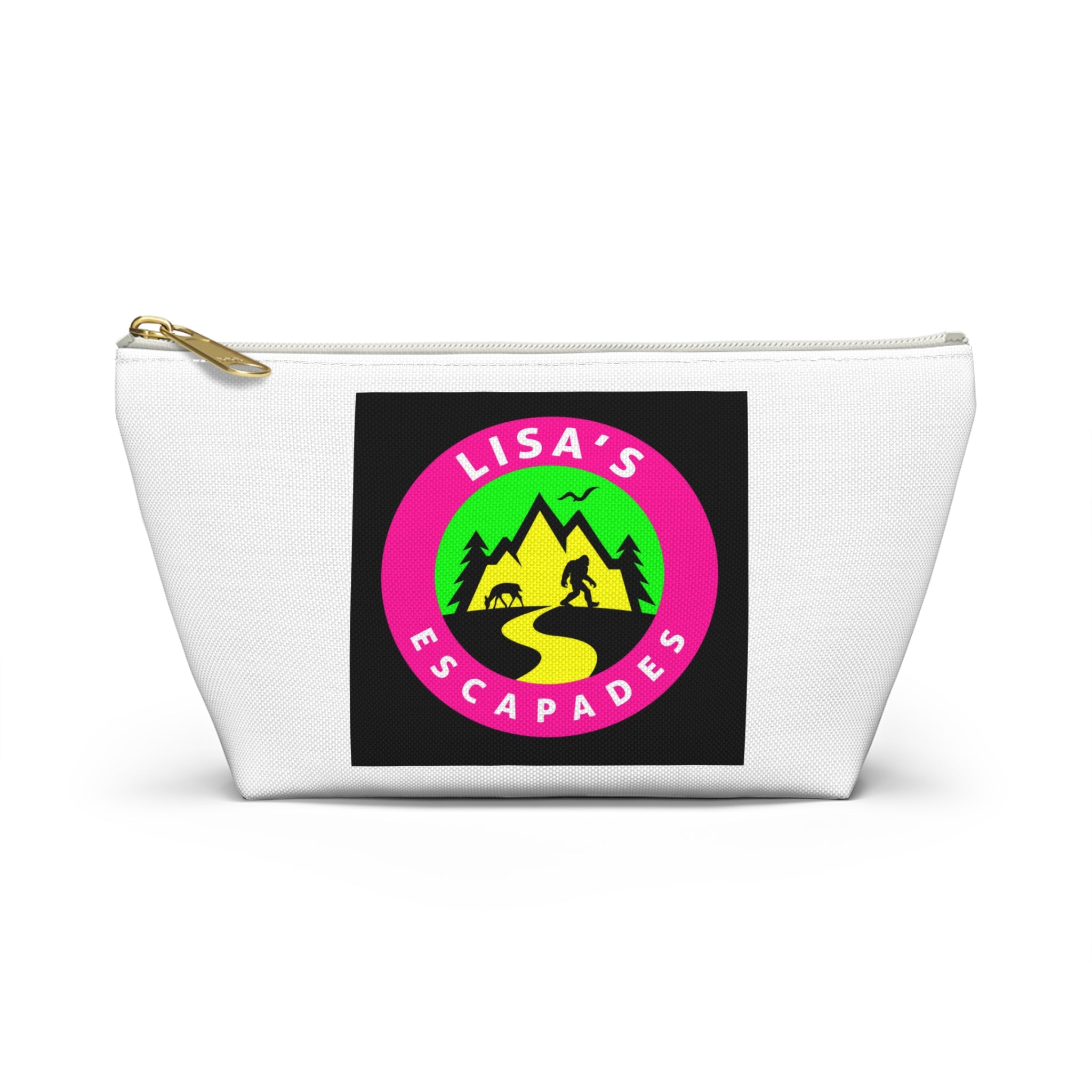 Accessory Pouch — "Lisa's Escapades" Travel Cosmetic Bag